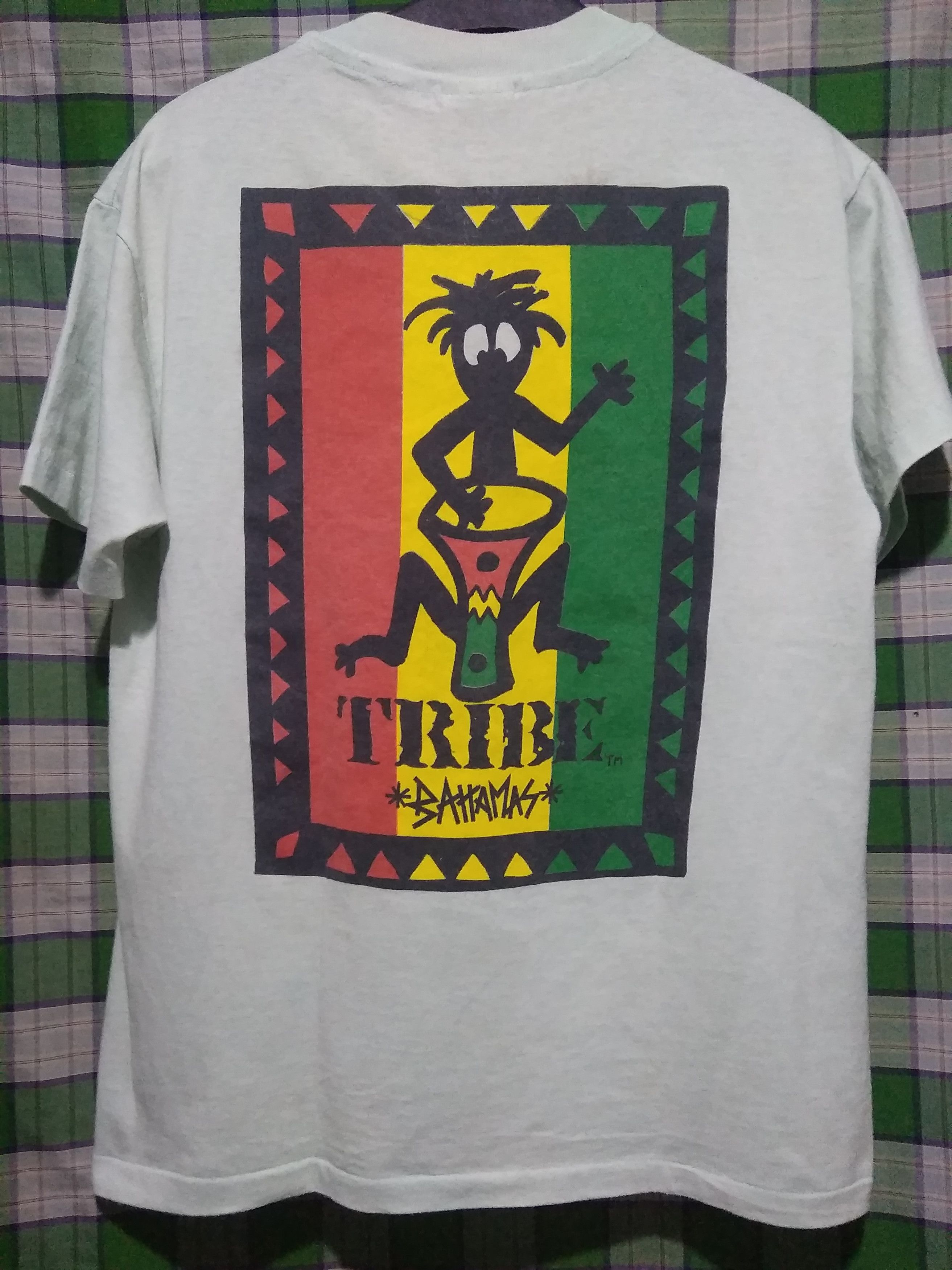 Vintage Vintage 90s TRIBE Bahamas IRIE native wear stussy Size US M / EU 48-50 / 2 - 1 Thumbnail