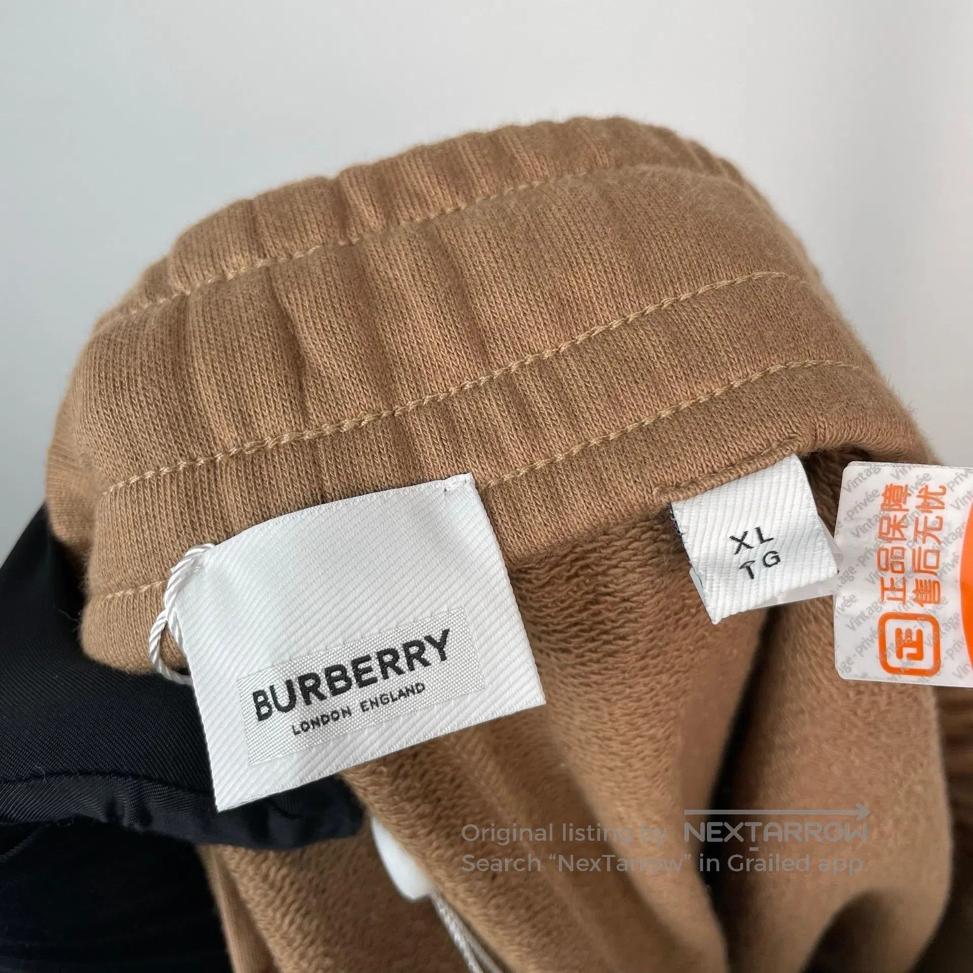 Burberry Burberry size XL Khaki Letter Horseback Riding Knight Patt Size US 27 - 3 Thumbnail