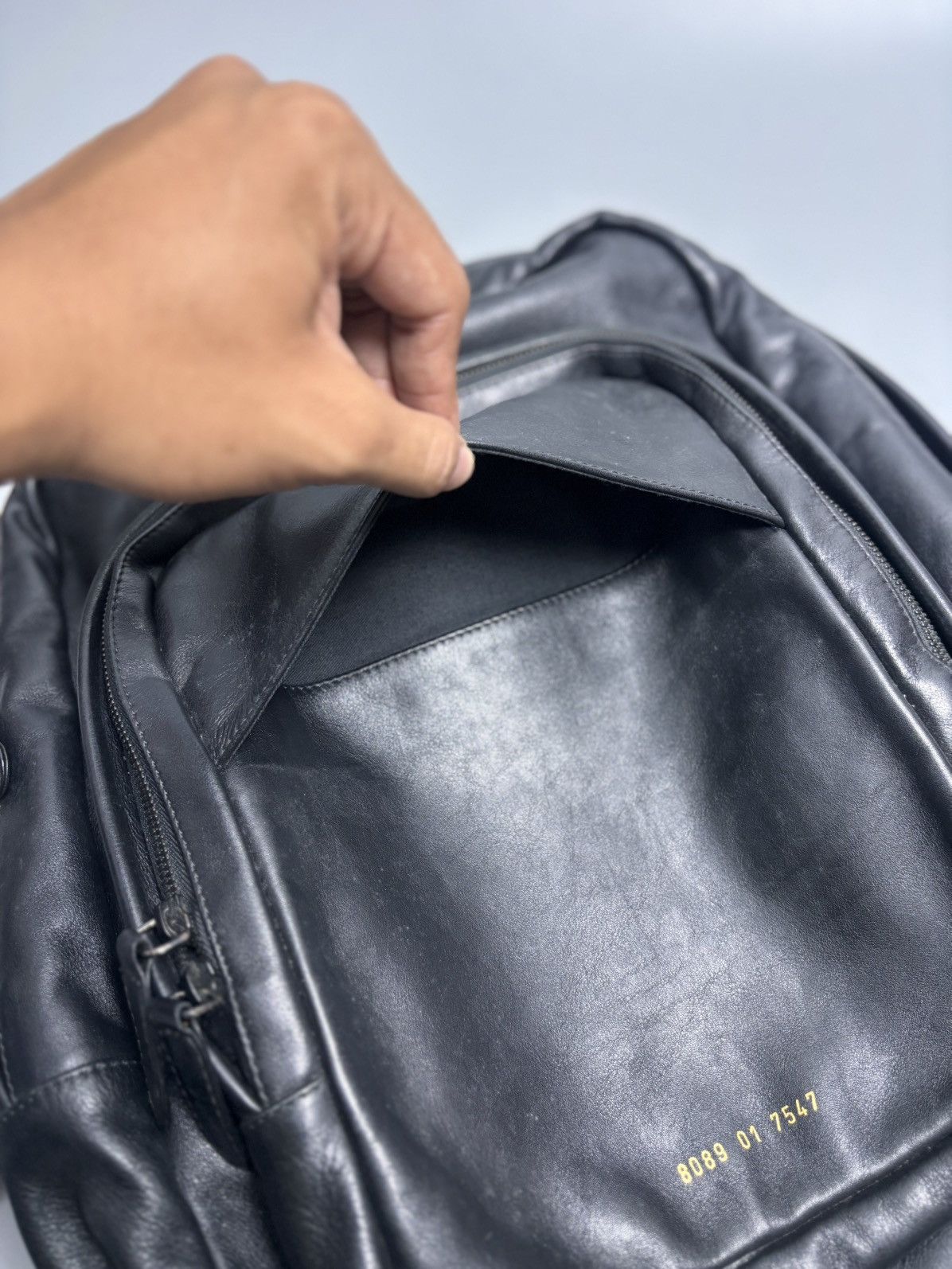 Common Projects Common Projects Leather Backpack in black Size ONE SIZE - 7 Thumbnail