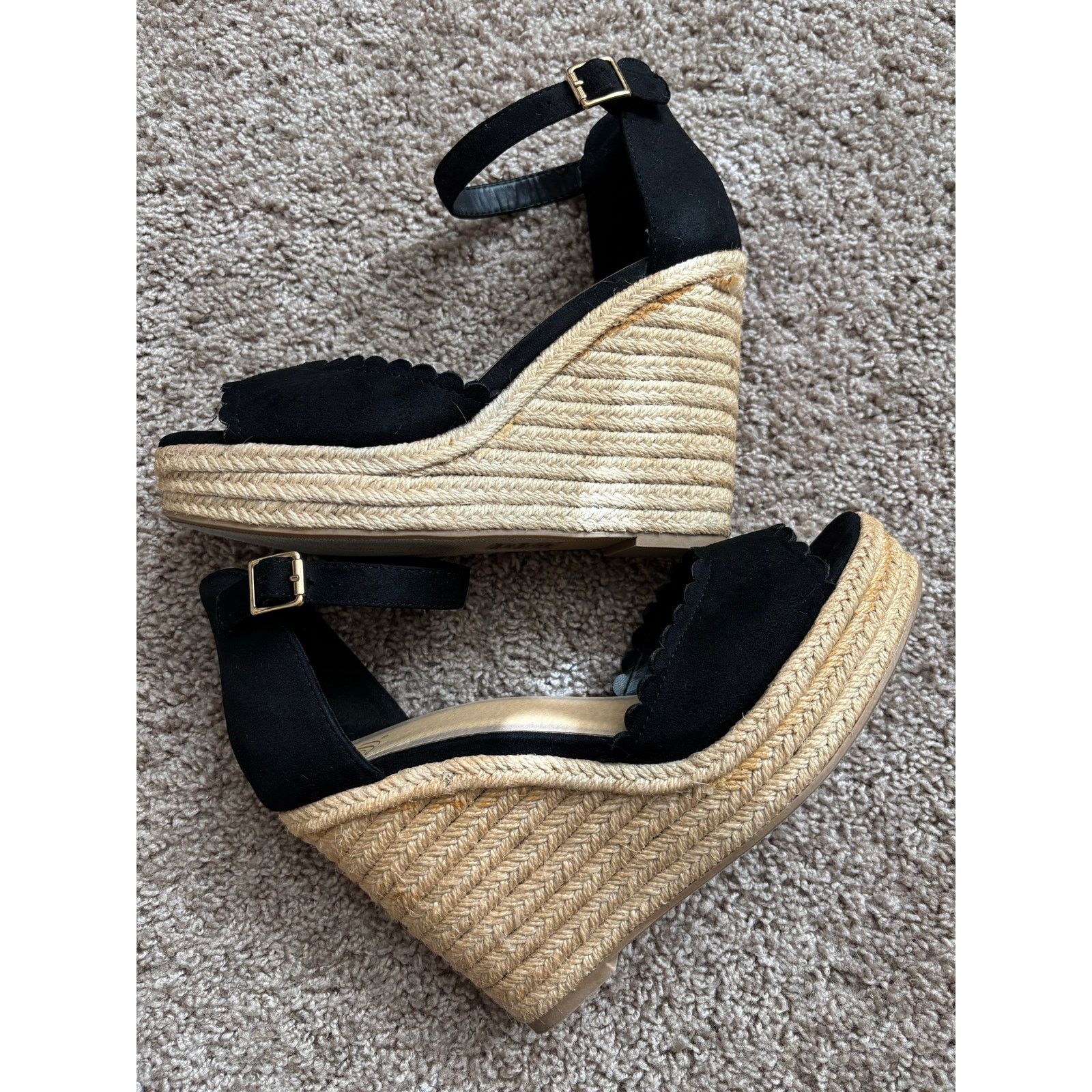 The Unbranded Brand Heart in D Espadrille Wedges Size 9 Size US 9 / IT 39 - 3 Thumbnail