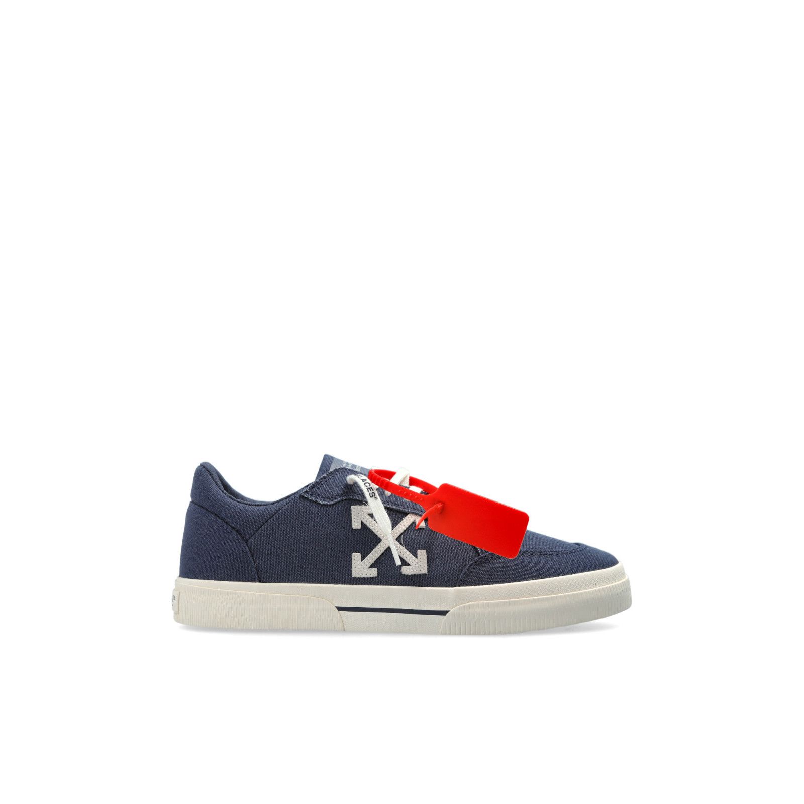 Off-White OFF-WHITE Vulcanized Navy Low Sneakers New & Authentic (Men' Size US 7 / EU 40 - 1 Thumbnail