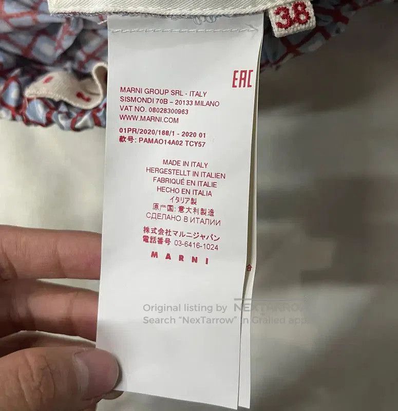 Marni Marni Women's Casual Pants in White Checked Pattern . Size 28" / US 6 / IT 42 - 6 Thumbnail