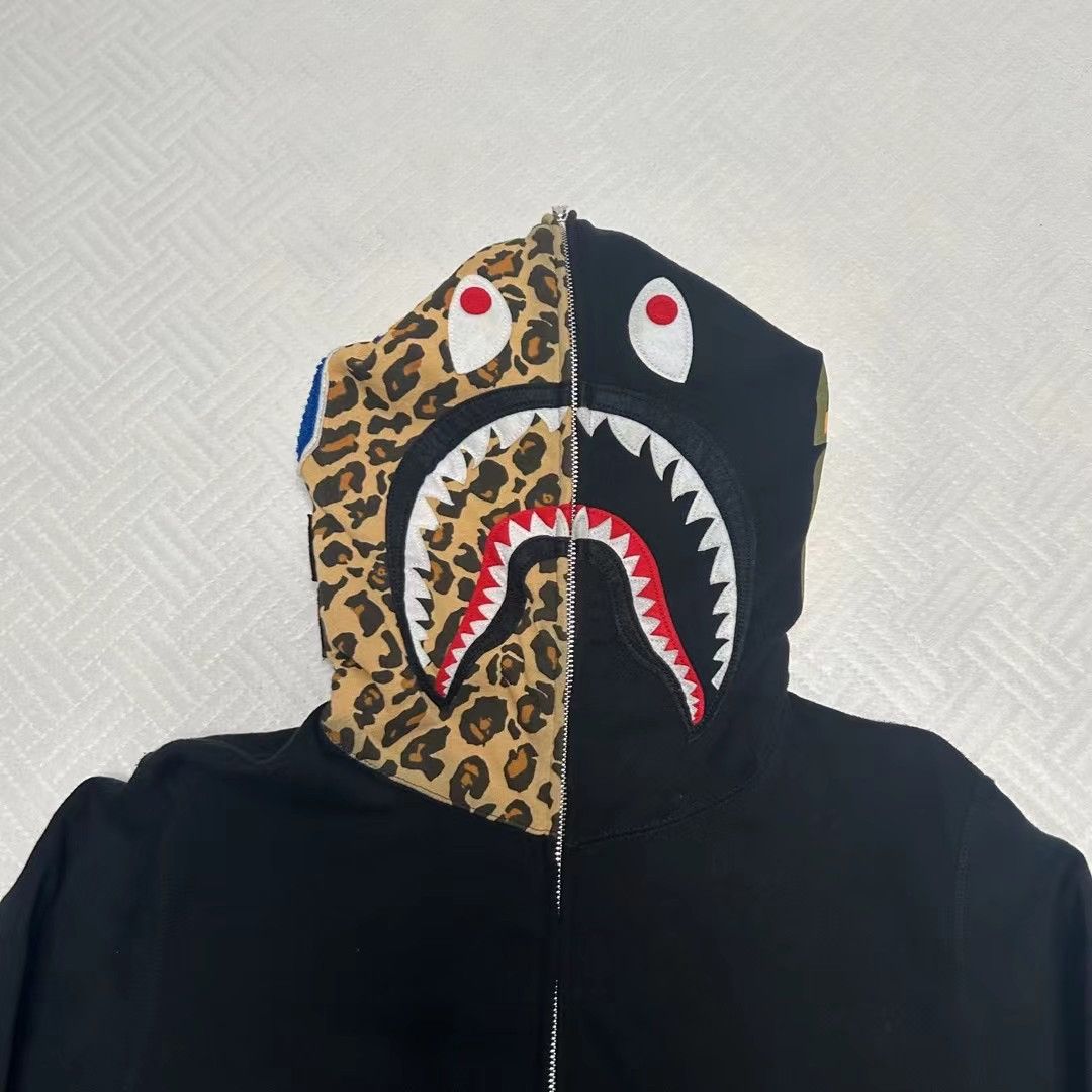 Bape COLOR CAMO SHARK FULL ZIP HOODIE Size US M / EU 48-50 / 2 - 2 Thumbnail