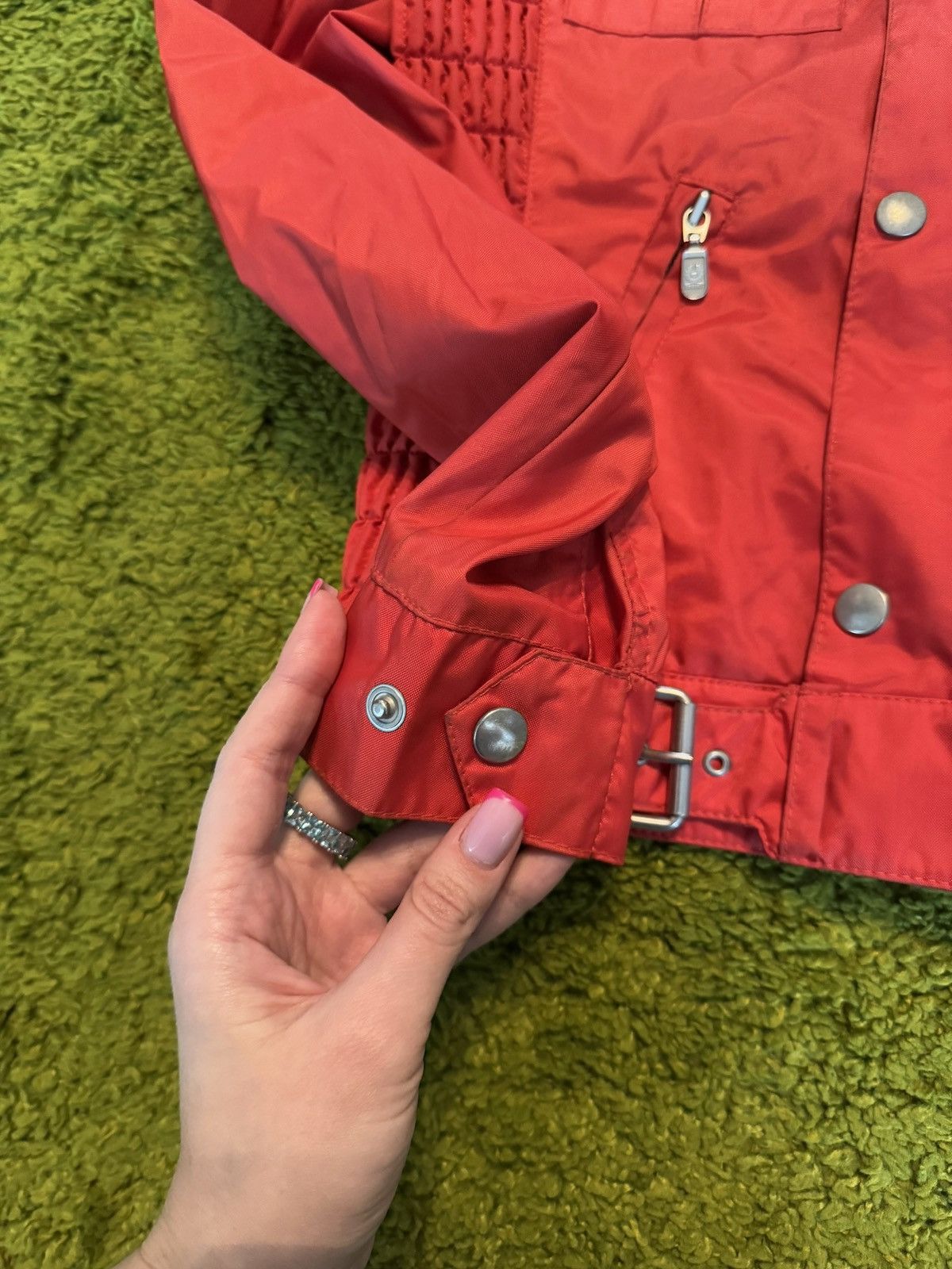 Belstaff × Designer × Vintage Belstaff 1990s vintage nylon biker jacket Size S / US 4 / IT 40 - 7 Thumbnail