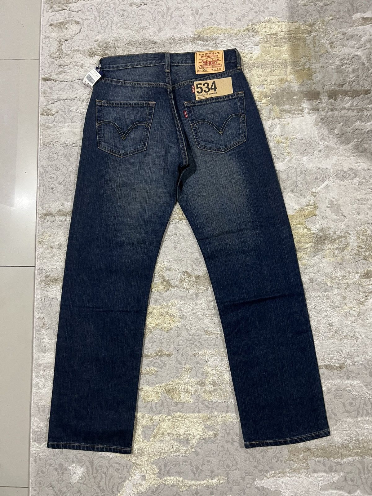 Levi's NWT LEVIS 534 Japan Relaxed Fit Straight Denim Red Tab Jeans Size US 31 - 2 Thumbnail