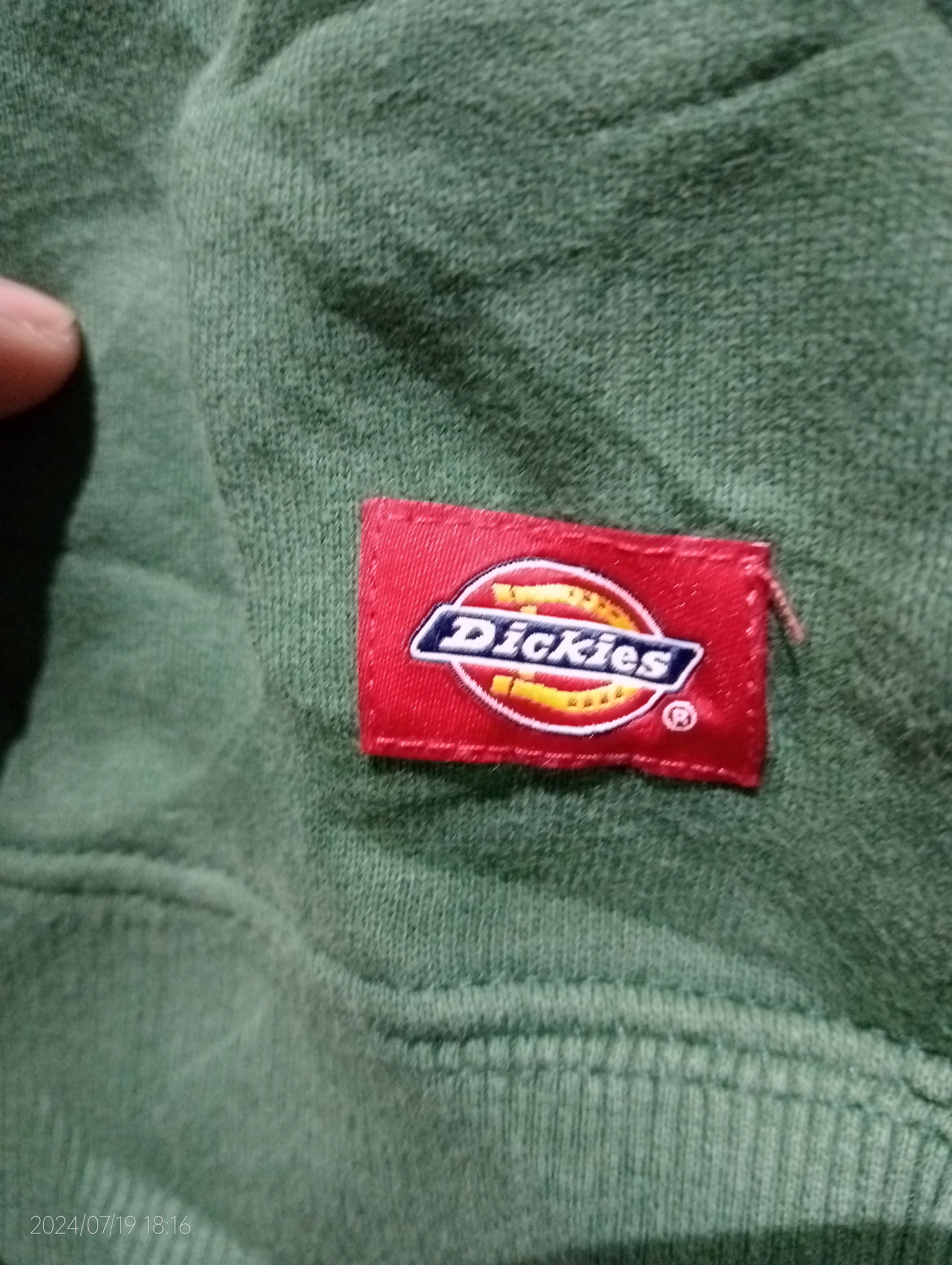 Dickies Vintage Dickies Work Clothing Pullover Green Hoodie Size US L / EU 52-54 / 3 - 5 Thumbnail