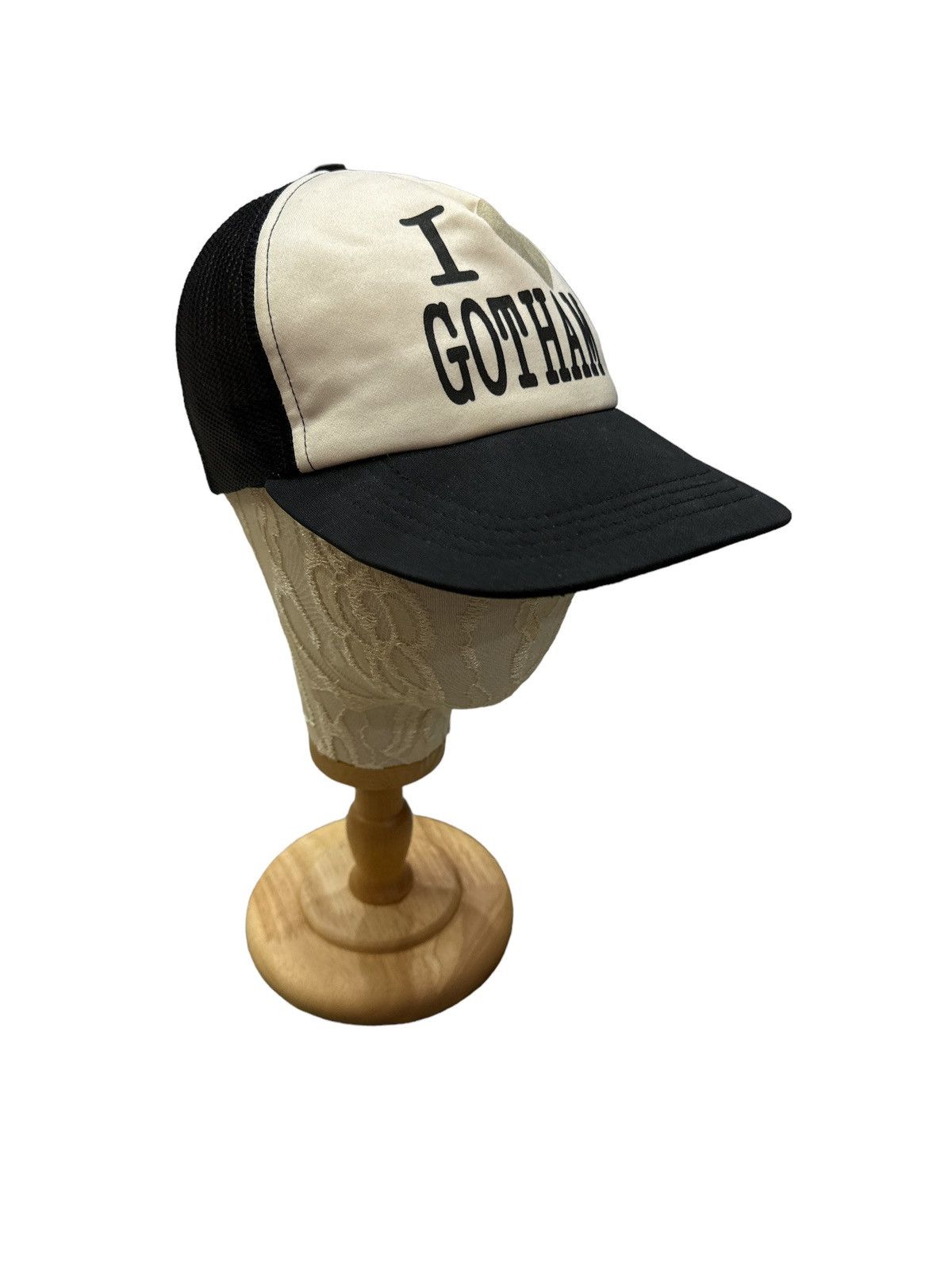 Number (N)ine VINTAGE NUMBER NINE I ❤️ GOTHAM TRUCKER CAP HAT Size ONE SIZE - 2 Thumbnail