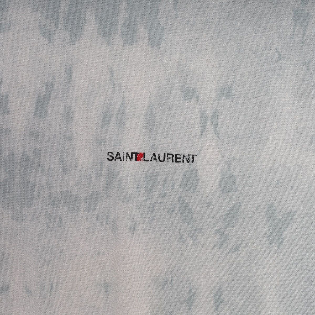 Saint Laurent Paris Saint Laurent Tie Dye Printed Tee T-shirt Blue Center Logo Size US L / EU 52-54 / 3 - 7 Thumbnail