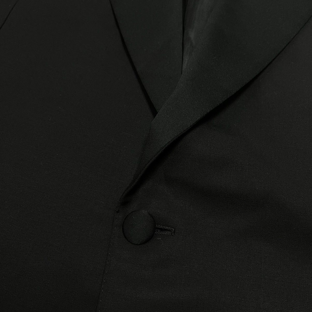 Canali Canali Suit Two Piece Suit Blazer one button + pants black Size 52L - 8 Thumbnail