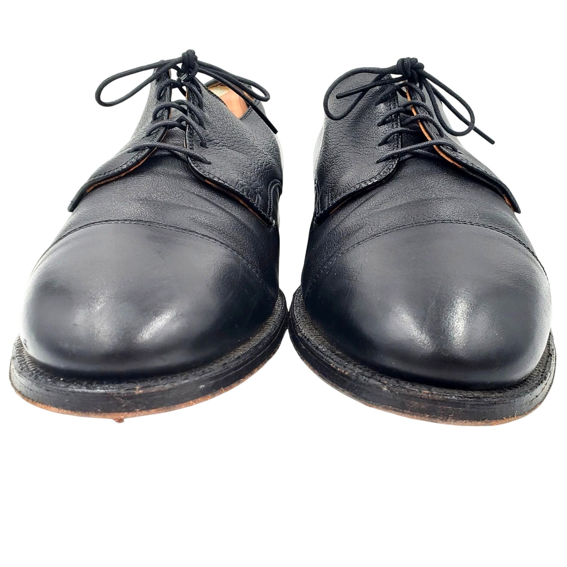 Alden Alden USA New England Dress Shoes Men 13 Black Leather Derby Size US 13 / EU 46 - 8 Thumbnail
