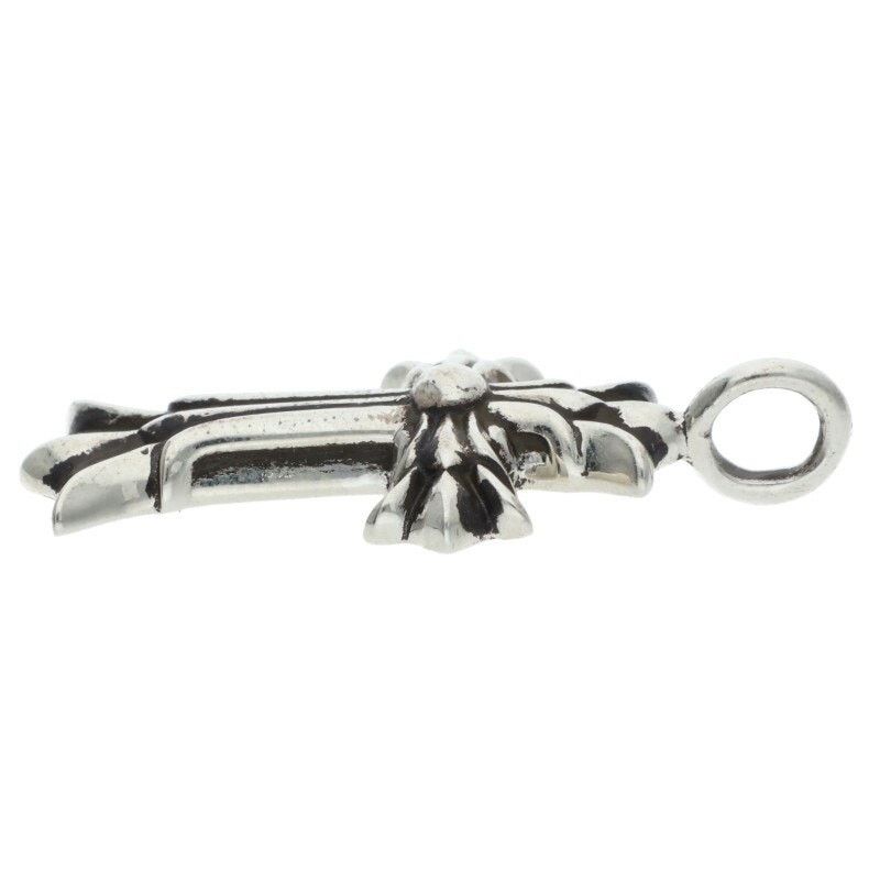 Chrome Hearts Chrome Hearts Double CH Cross Silver Necklace Size ONE SIZE - 4 Thumbnail