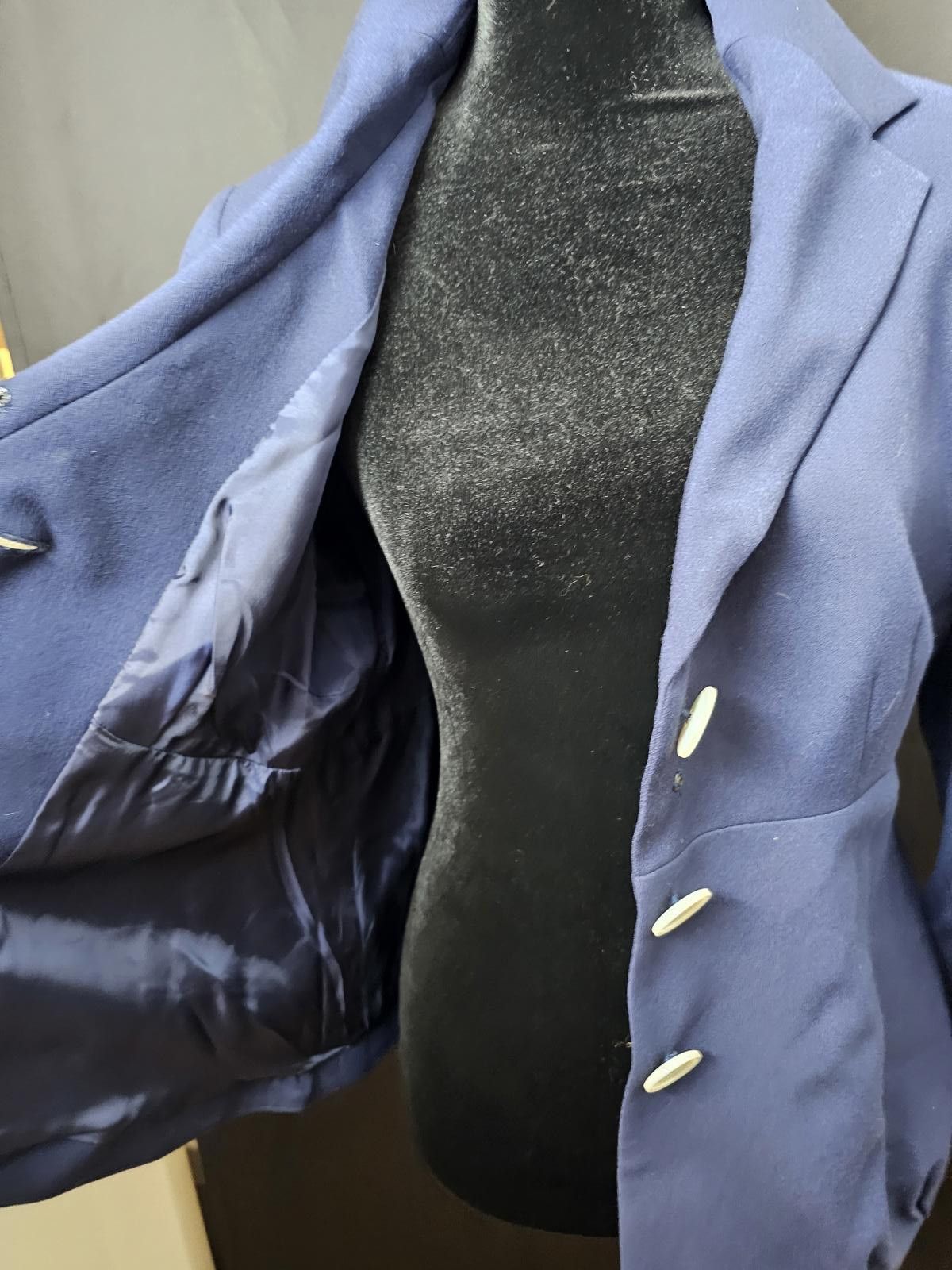 Escada Escada Jacket Navy Blue Womens 42/10 Business Blazer Size L / US 10 / IT 46 - 6 Thumbnail