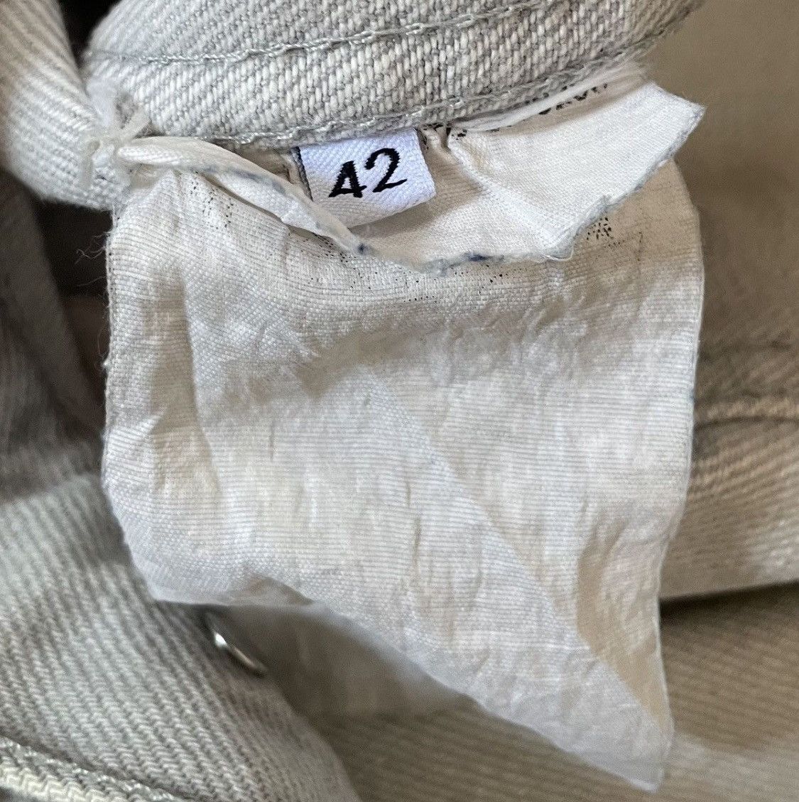 Helmut Lang Vintage helmut lang washed white denim jacket Size US S / EU 44-46 / 1 - 4 Thumbnail