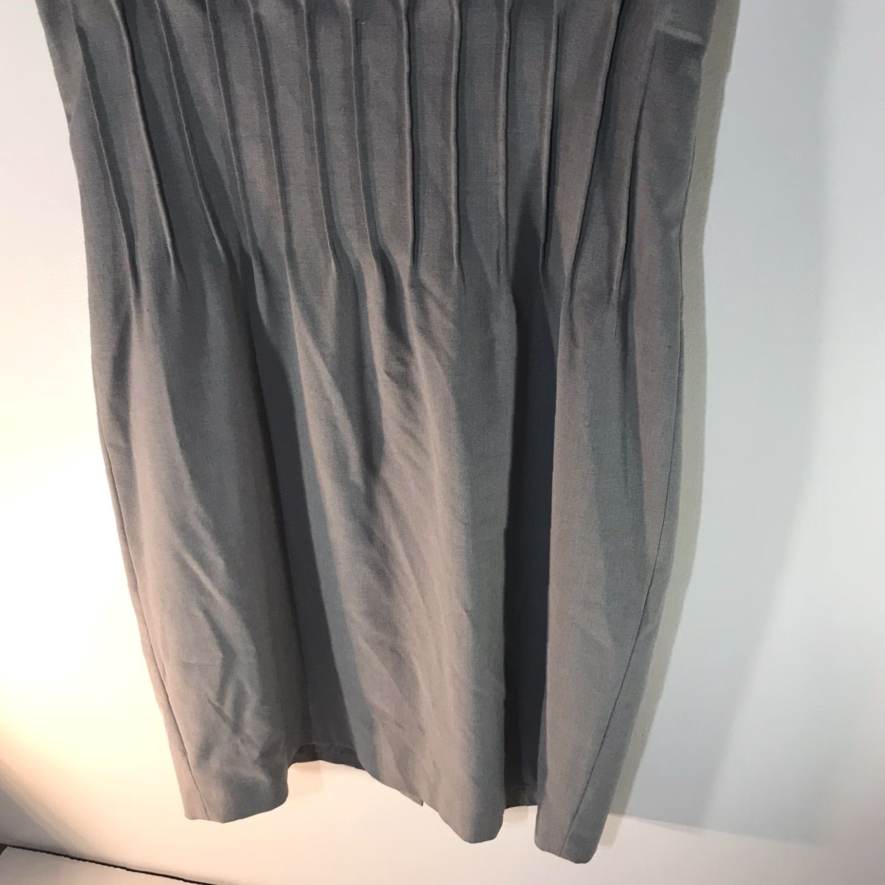 Calvin Klein Calvin Klein Lt Gray Sleeveless Career Midi Dress Womens Size 12 Size XL / US 12-14 / IT 48-50 - 3 Thumbnail