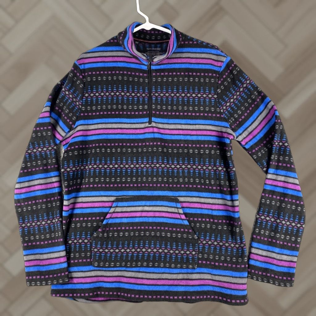 The North Face Warm Sweater Women 2XL XXL Gray Purple Fleece Zip Outdoors Ladies 44-19 Size XXL / US 16-18 / IT 52-54 - 1 Thumbnail