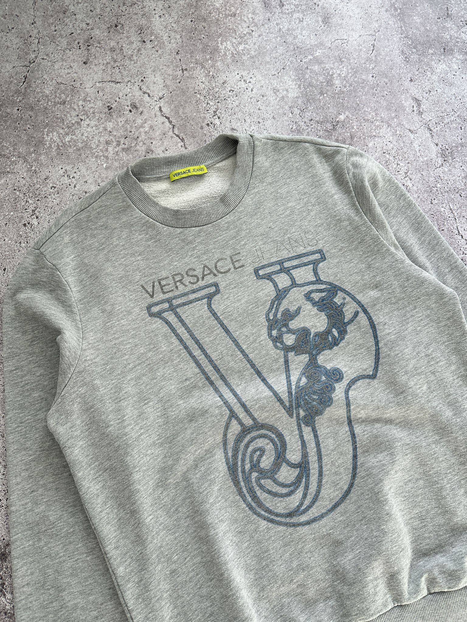 Versace Versace Jeans Gray Sweatshirt Size US M / EU 48-50 / 2 - 3 Thumbnail