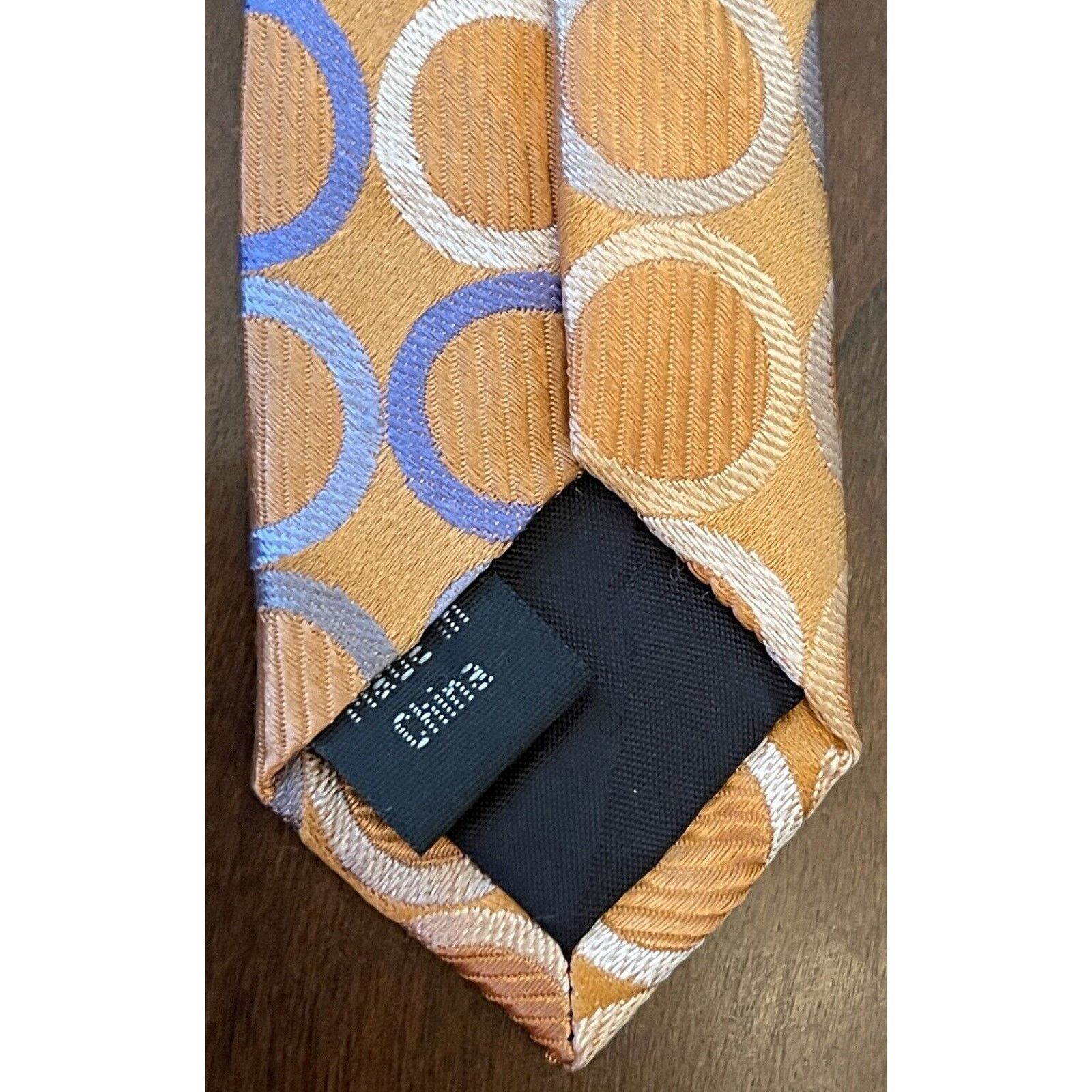 Michael Kors Michael Michael Kors Orange Blue 100% Silk Made In China Size ONE SIZE - 7 Thumbnail