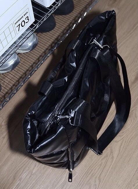 Japanese Brand × Vintage Fashion y2k zip quilted messenger bag tote bag Size ONE SIZE - 5 Thumbnail