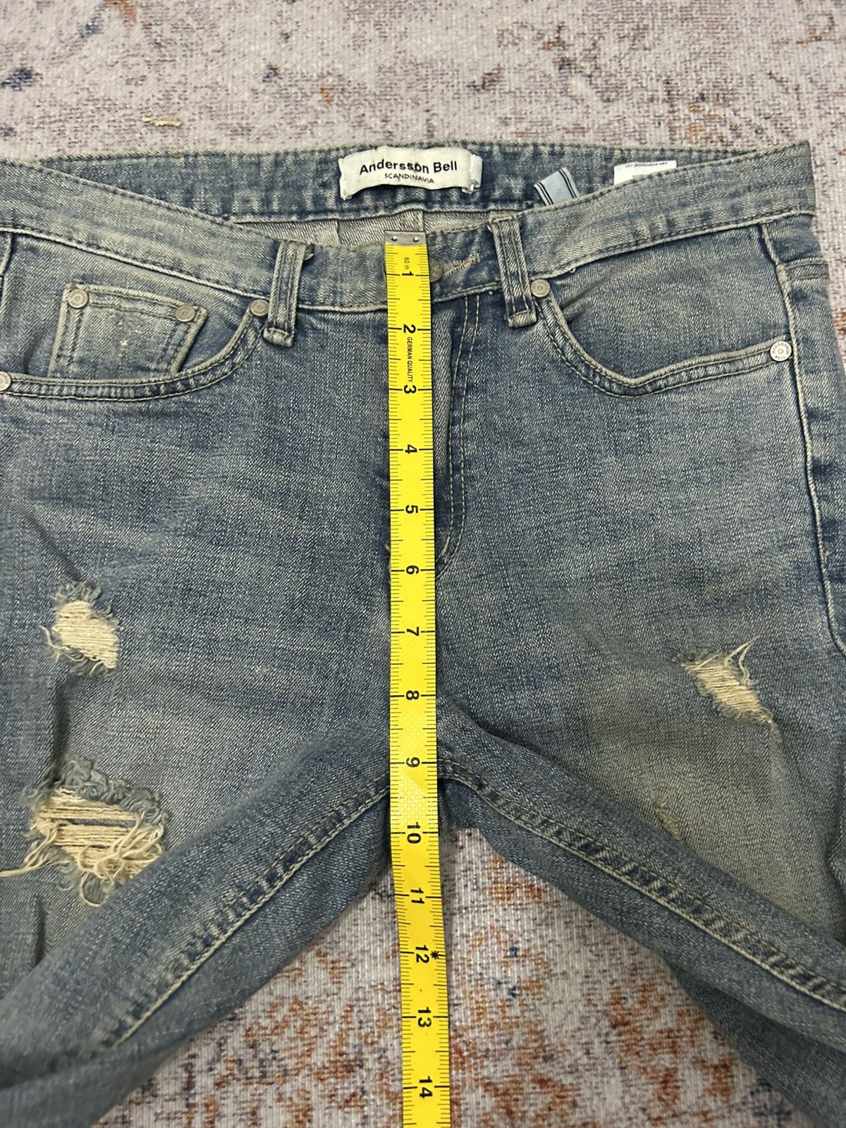 Andersson Bell Anderson Bell Scandinavia Distressed Buttom zipper Jeans Size US 29 - 17 Thumbnail