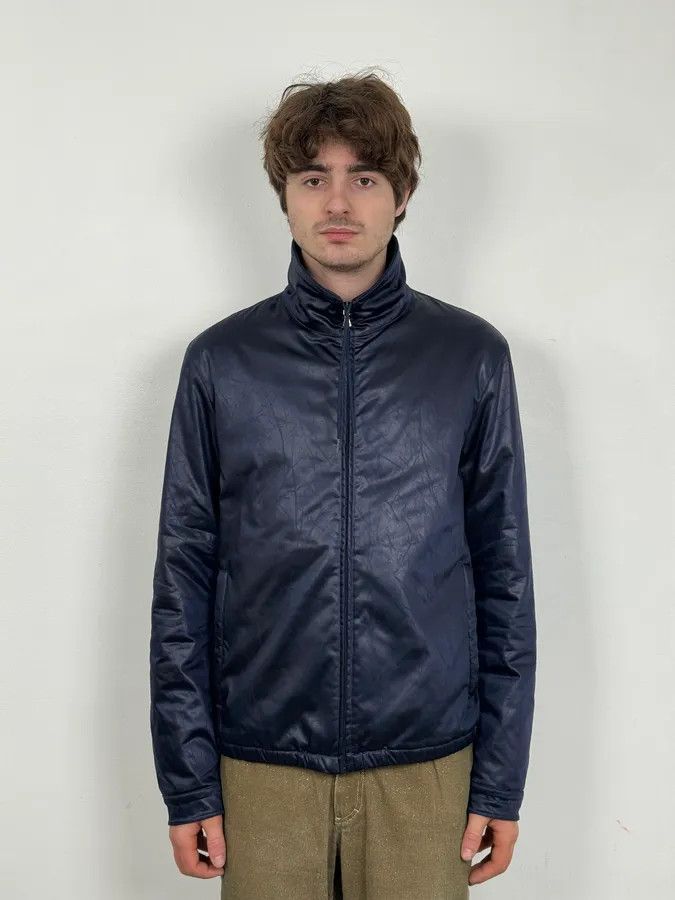 Prada 2000s Prada Navy Linea Rossa Windbreaker Jacket Size US M / EU 48-50 / 2 - 2 Thumbnail