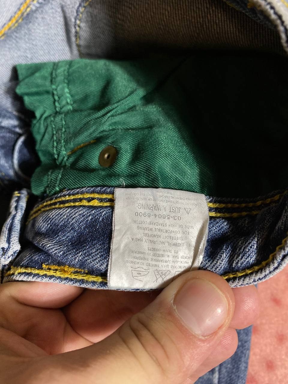 Lee × Vintage Vintage 90s Lee Washed Denim Jeans Pants Y2K Rare Size US 27 - 3 Thumbnail