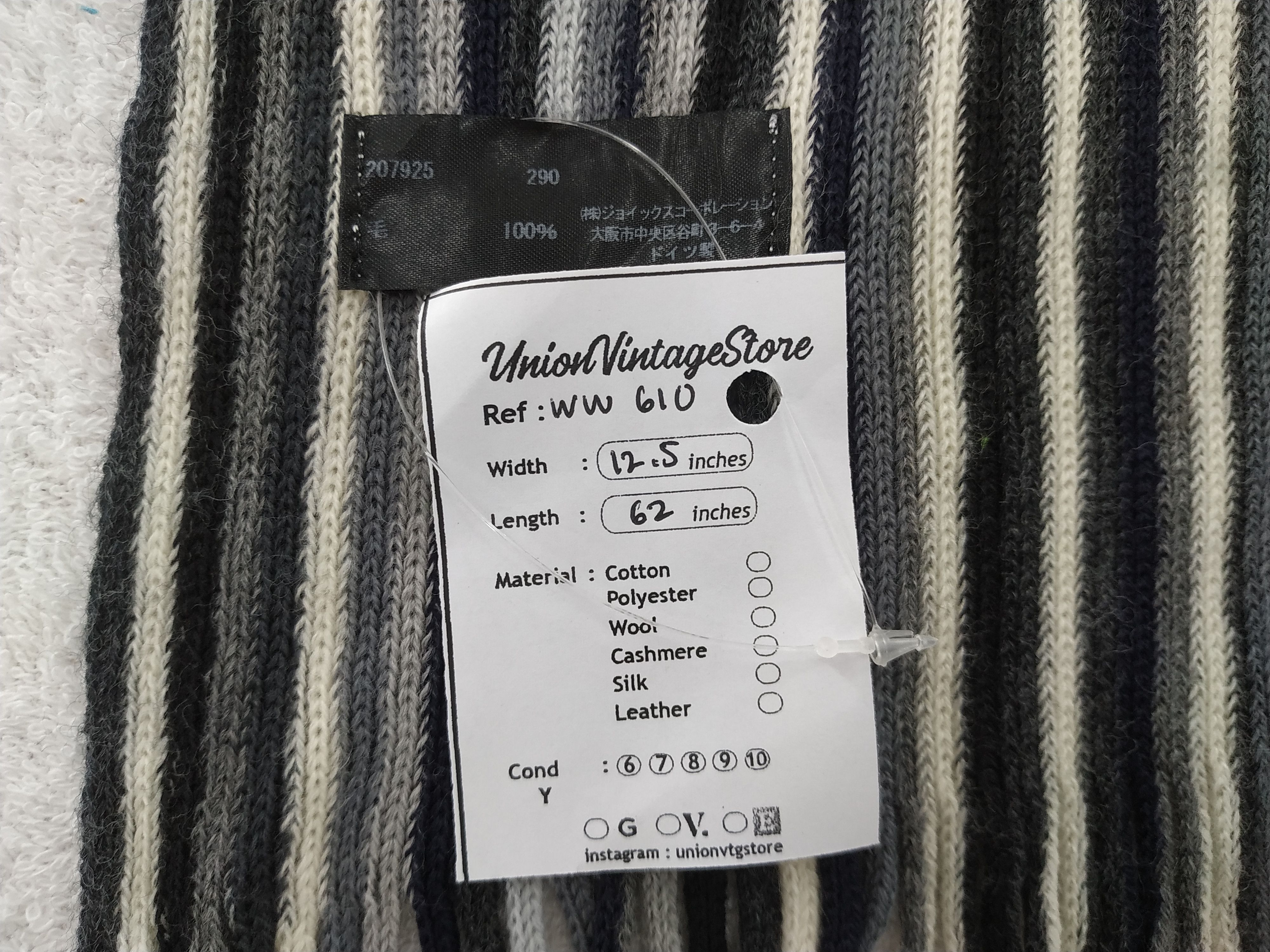 Paul Smith × Vintage Paul Smith Scarf / Muffler / Neckwear - WW610A Size ONE SIZE - 6 Thumbnail