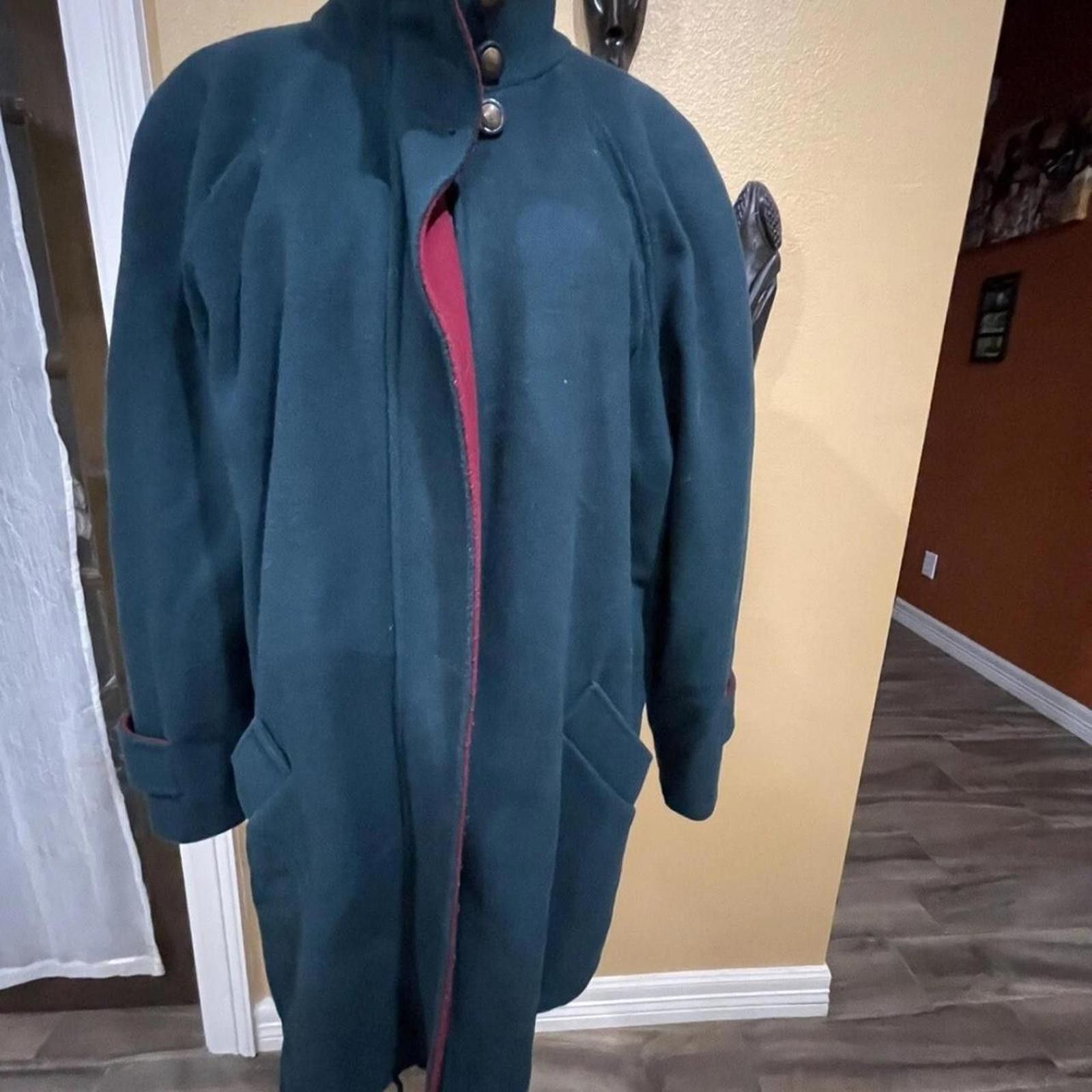 Mackintosh vintage 80s wool coat with a boxy fit wintercoats Size L / US 10 / IT 46 - 1 Thumbnail