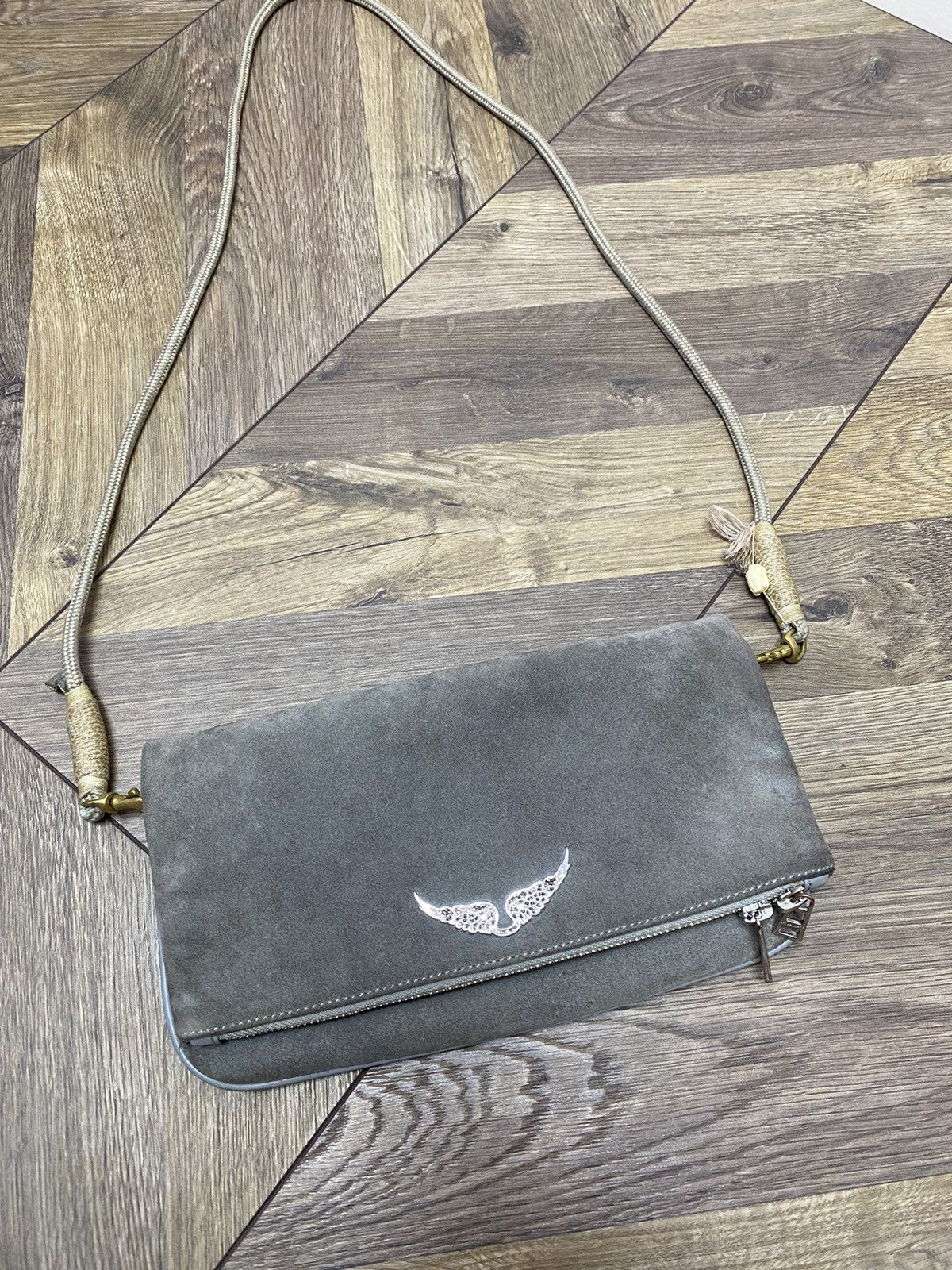 Vintage × Zadig & Voltaire Vintage Zadig & Voltaire rock tye dye Grey women bag Size ONE SIZE - 7 Thumbnail