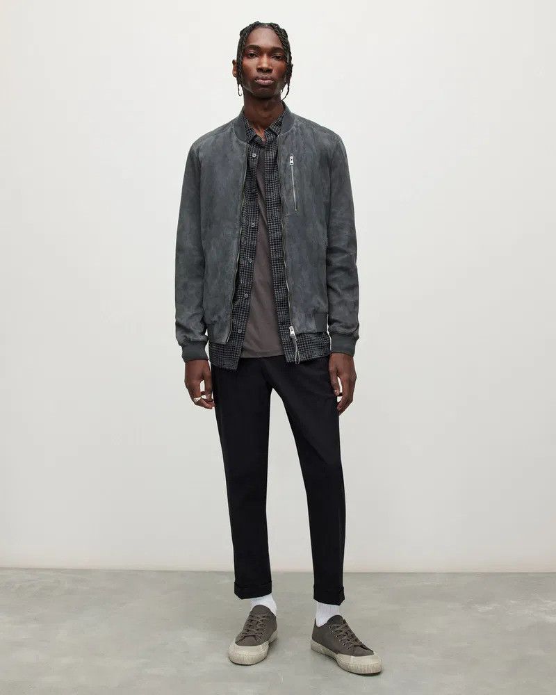 Allsaints AllSaints Kemble Suede Bomber Jacket Size US S / EU 44-46 / 1 - 2 Thumbnail