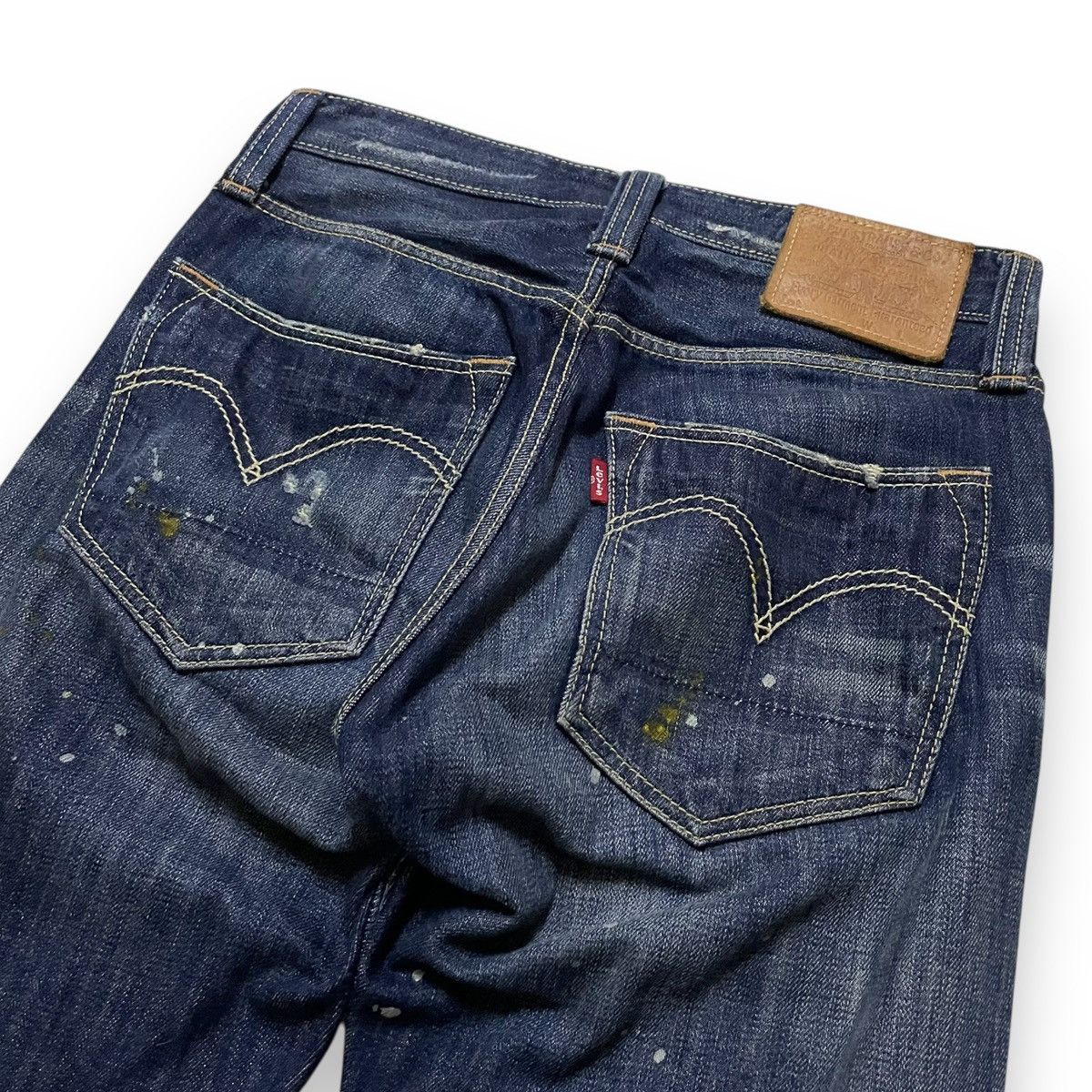 Samurai Jeans ORIGINAL LEVIS 505 BORO BORO KAPITAL DESIGN (28×37) Size US 28 / EU 44 - 9 Thumbnail