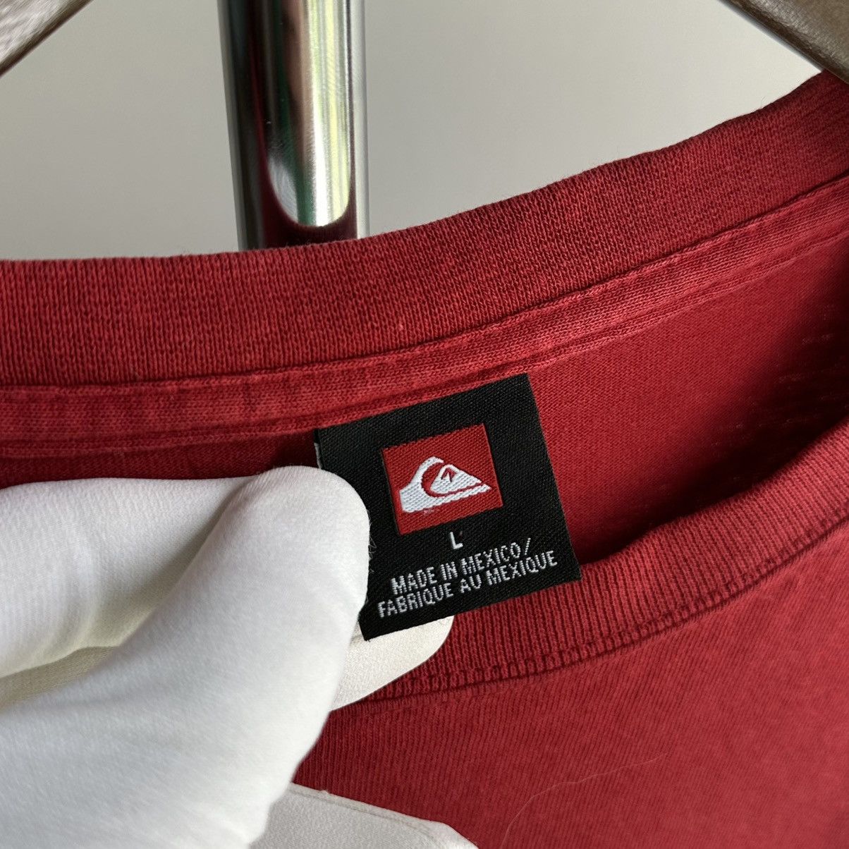 Quiksilver × Vintage Vintage 90s Quiksilver Big Logo Tee Size US L / EU 52-54 / 3 - 11 Thumbnail