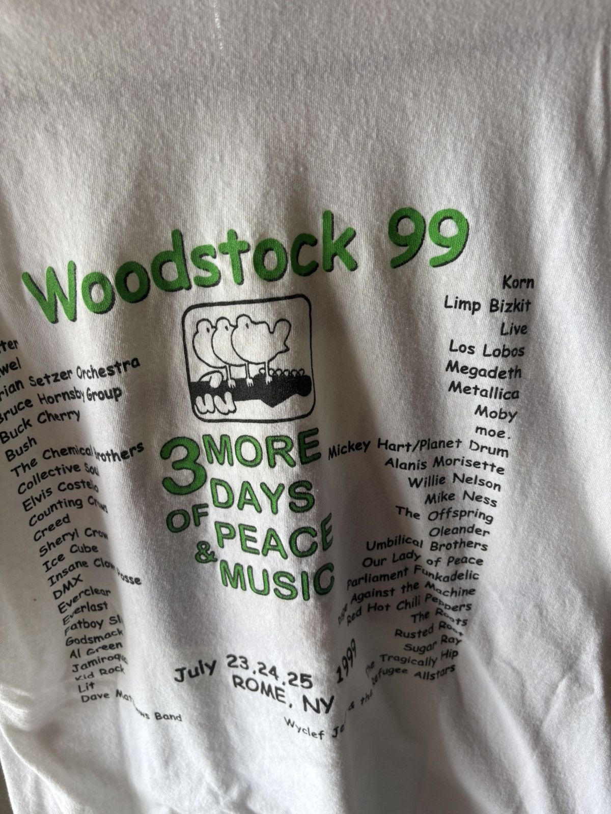 Band Tees 1999 Woodstock 30th anniversary T-Shirt Size US L / EU 52-54 / 3 - 5 Thumbnail