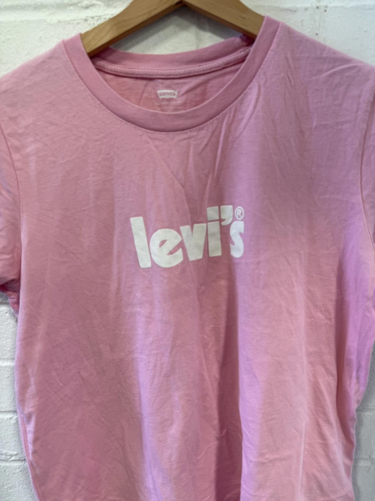 Levi's Levi's Women's Pink Logo T-Shirt Size L / US 10 / IT 46 - 2 Thumbnail