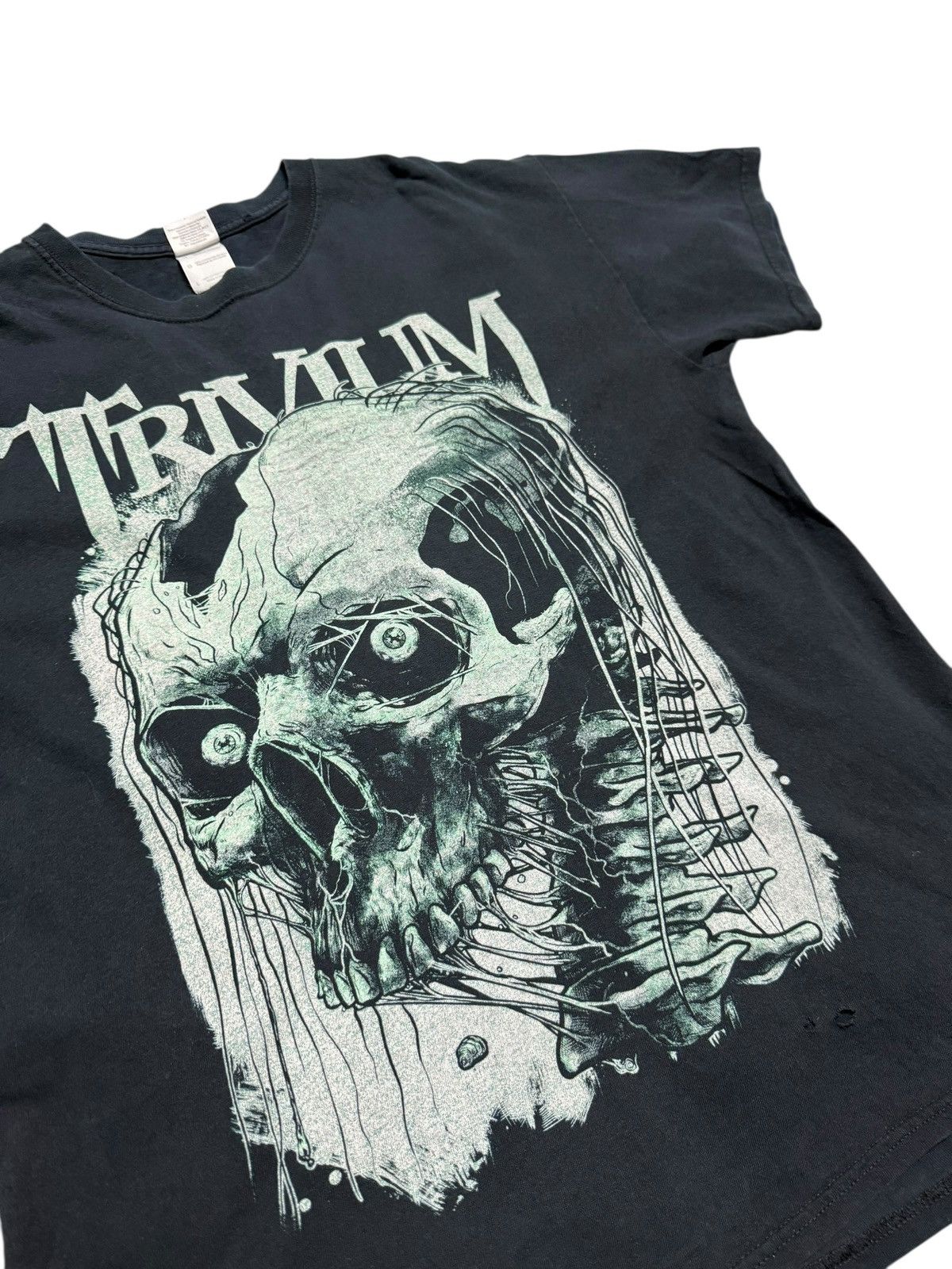 Band Tees Vintage Trivium T Shirt band rock opium washed Size US L / EU 52-54 / 3 - 2 Thumbnail