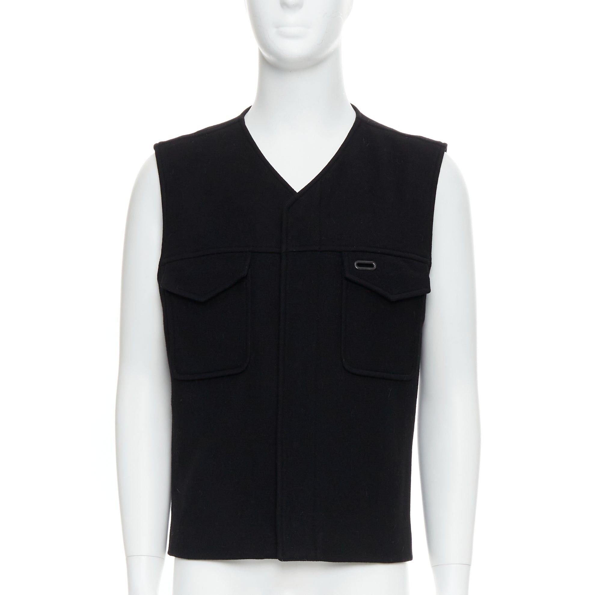 Maison Margiela Maison Margiela SS08 Shark Tooth Black Tank-Top
