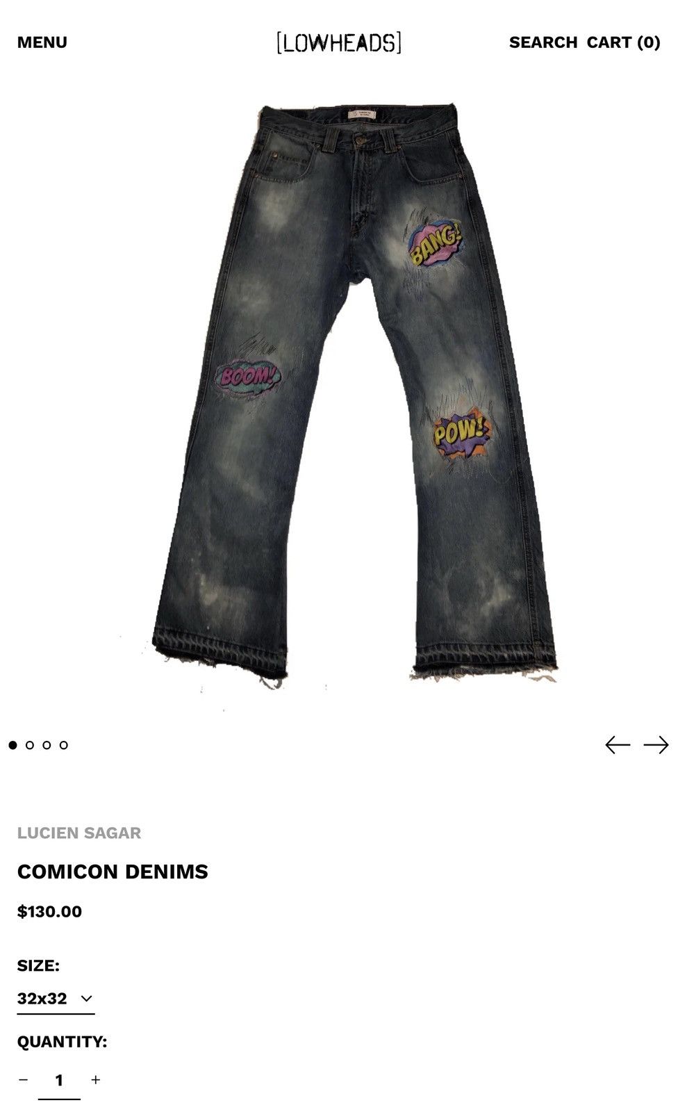 Other Comicon Denims Lucien Sagar Patch Jeans Size US 32 / EU 48 - 8 Thumbnail