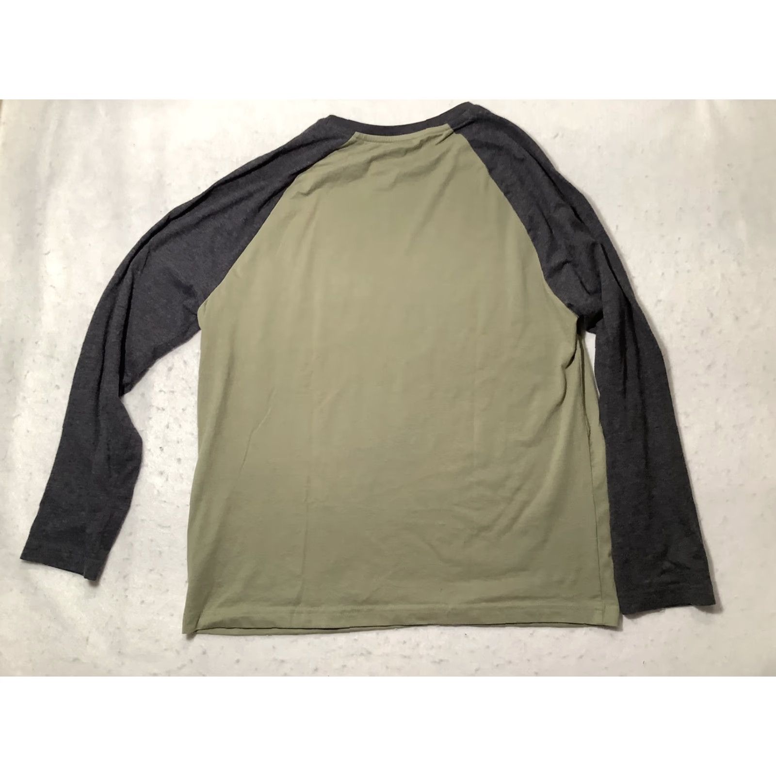 Hurley Hurley Shirt Mens Large Green Gray Long Sleeve Raglan Tee Casual 1432134 Size US L / EU 52-54 / 3 - 7 Thumbnail
