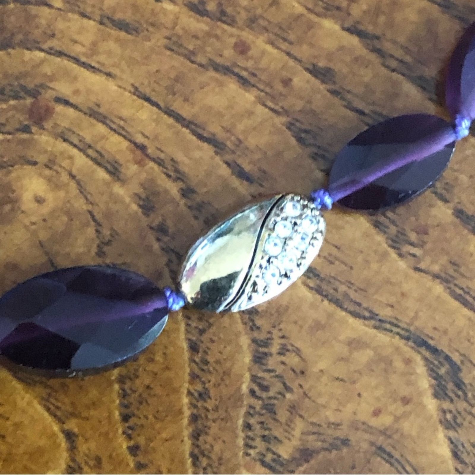 Monet Vintage Monet graduated genuine faceted amethyst necklace Size ONE SIZE - 9 Thumbnail