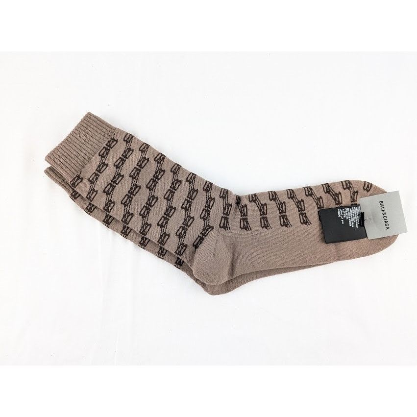 Balenciaga o1rshd1 Size: XL / Cotton Mix Jacquard Socks BB Monogram Size ONE SIZE - 2 Thumbnail