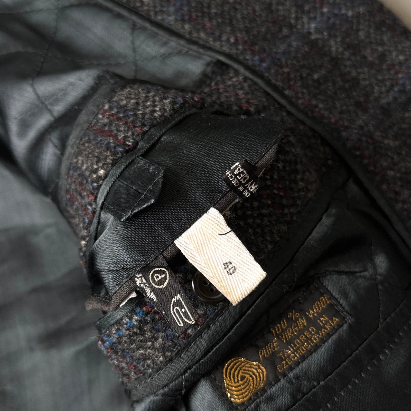 Vintage Vintage Preppy Pure New Wool Tweed Over coat Elegant Style Size US M / EU 48-50 / 2 - 7 Thumbnail