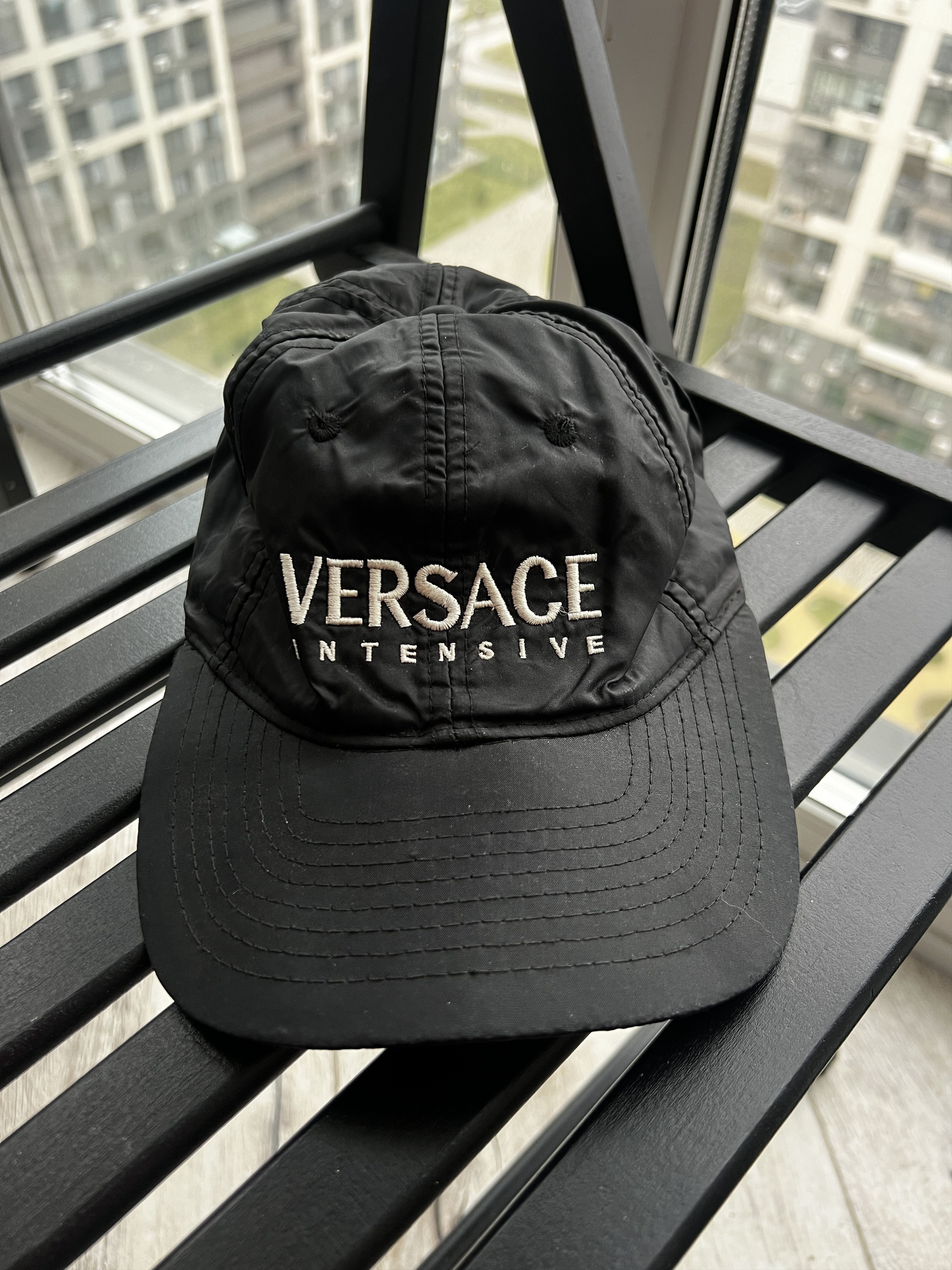 Versace × Vintage Versace Intensive nylon vintage 90’s cap Size ONE SIZE - 1 Thumbnail