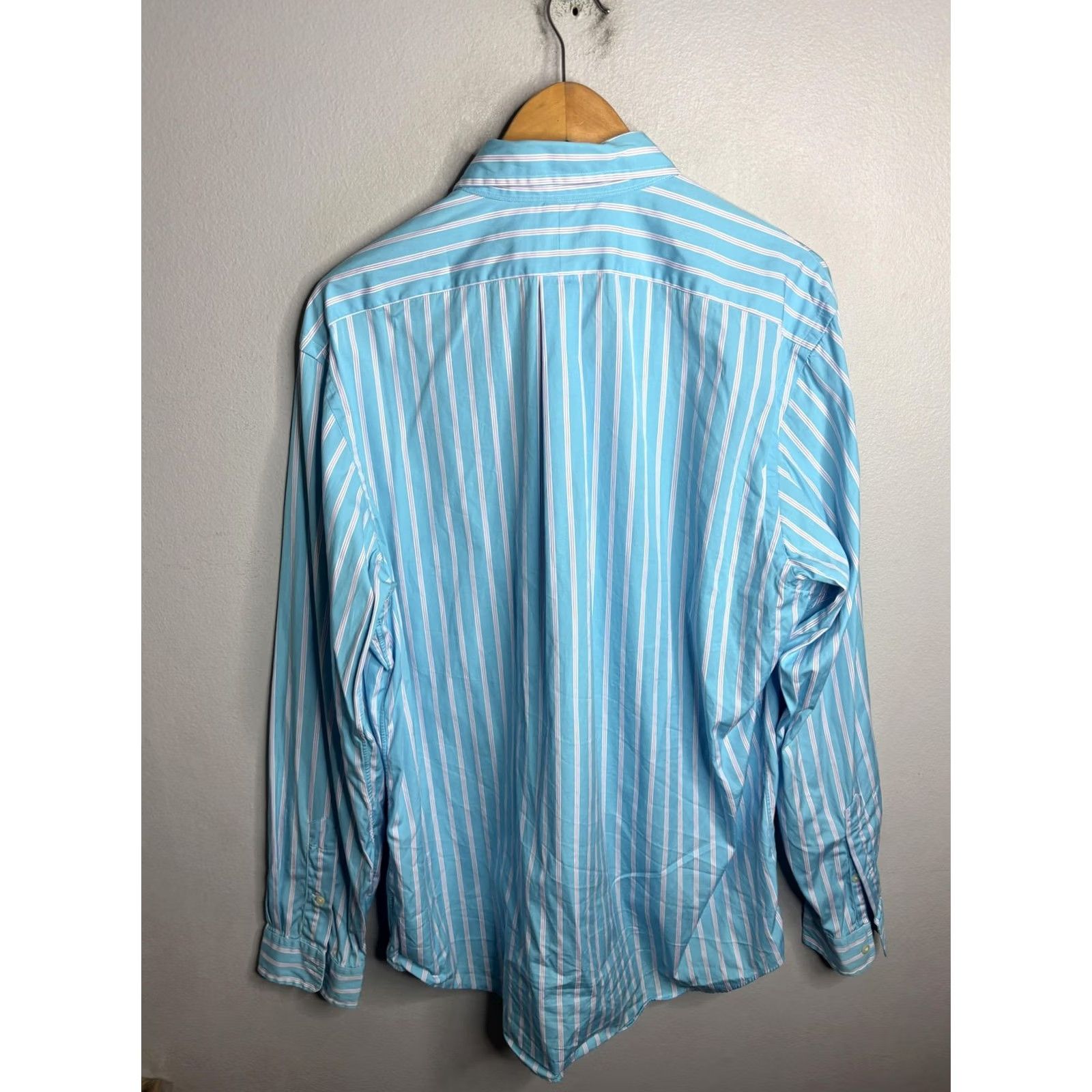 Ralph Lauren Ralph Lauren Shirt Mens XL Blue White Pink Stripe Button Down Long Sleeve Pony Size US XL / EU 56 / 4 - 5 Thumbnail