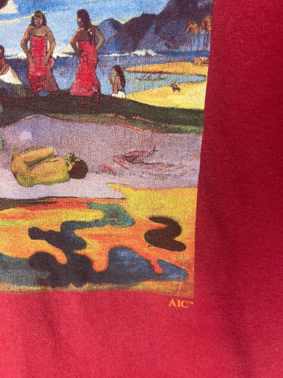 Vintage Vintage Y2K Paul Gauguin Art T-Shirt /‘Day of the Gods’ Size US L / EU 52-54 / 3 - 4 Thumbnail