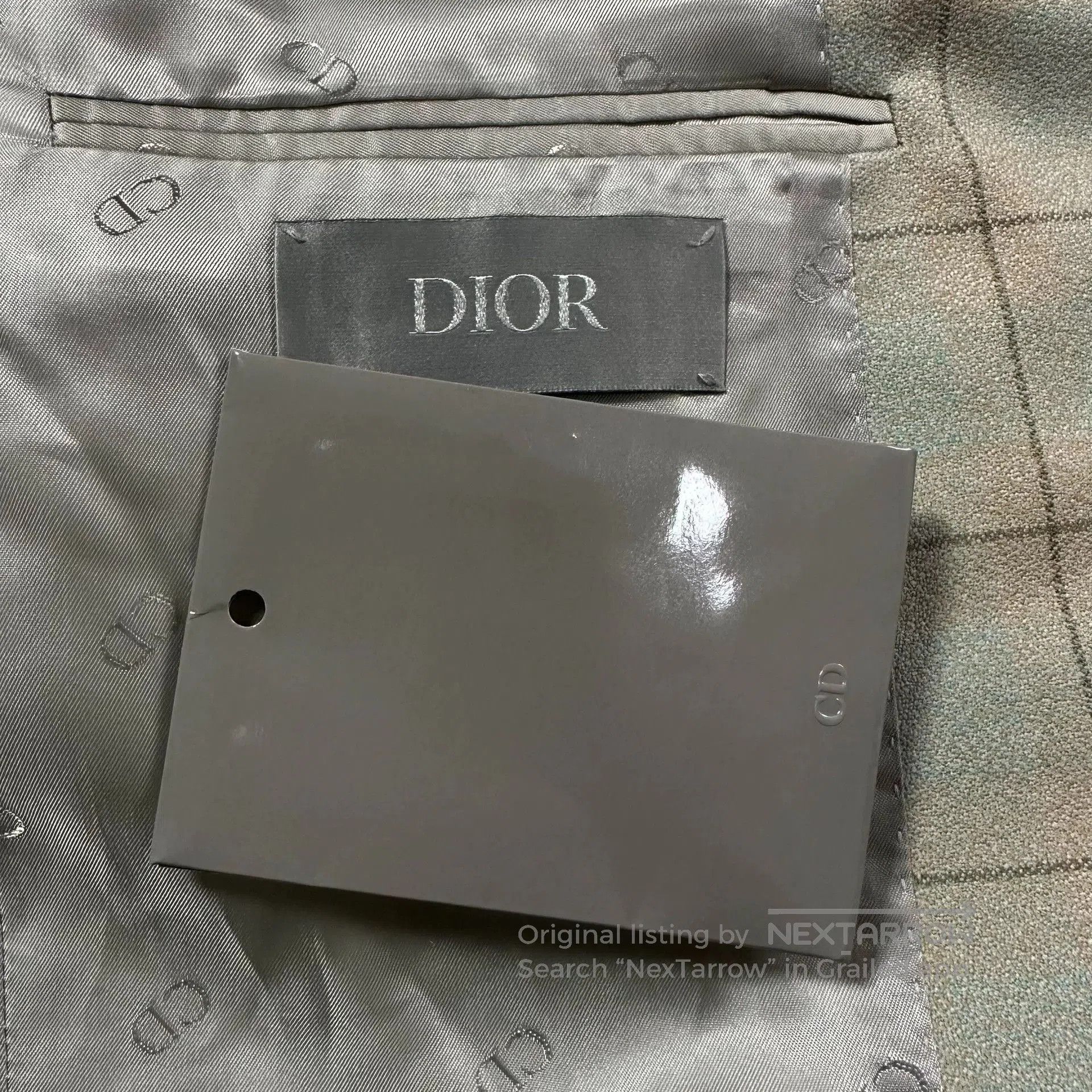 Dior Dior Man 23FW Beige Plaid Wool Blazer. Size US M / EU 48-50 / 2 - 5 Thumbnail