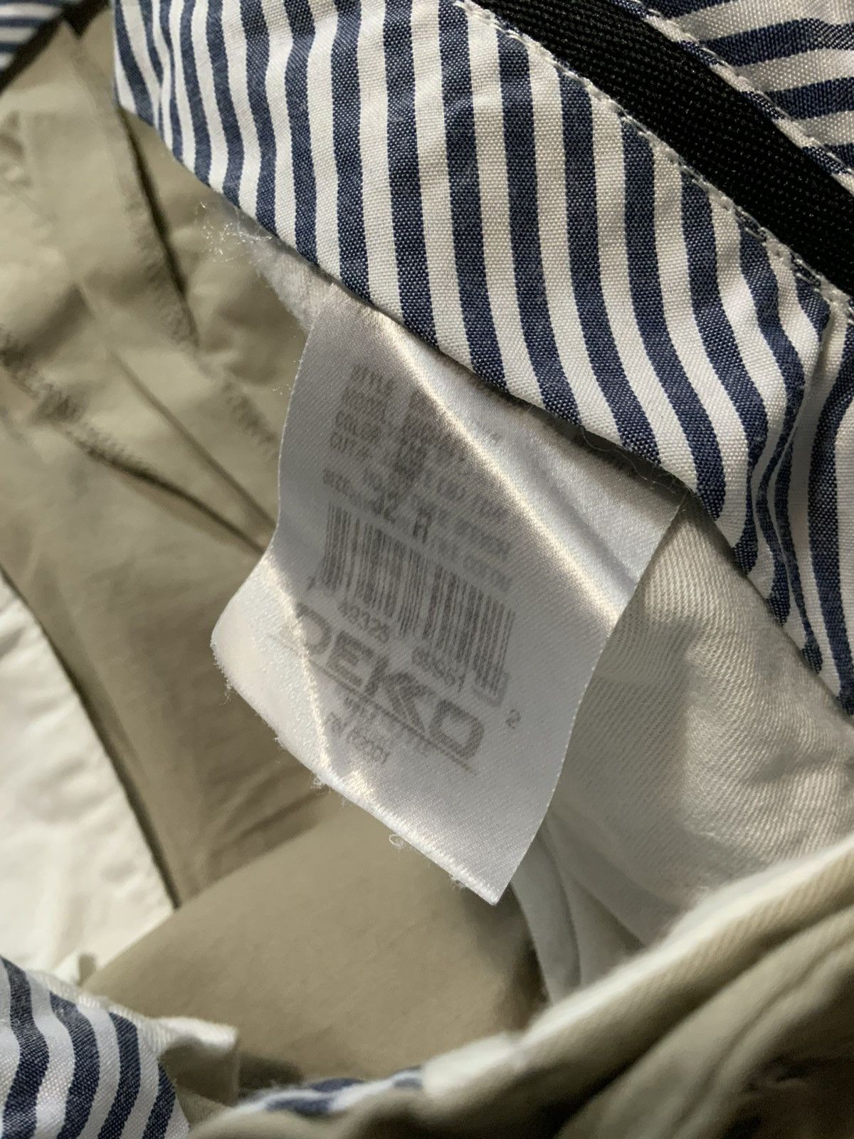 Designer Dekko Mode Khaki Tan Classic Five Pocket Chino Pants Size US 32 / EU 48 - 7 Thumbnail
