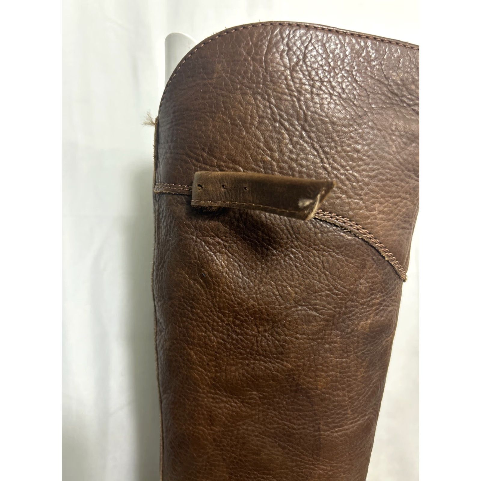 Frye Frye Phillip Riding Boots Brown Leather Womens Size 7 Ankle Zip Flaw Strap Size US 7 / IT 37 - 5 Thumbnail