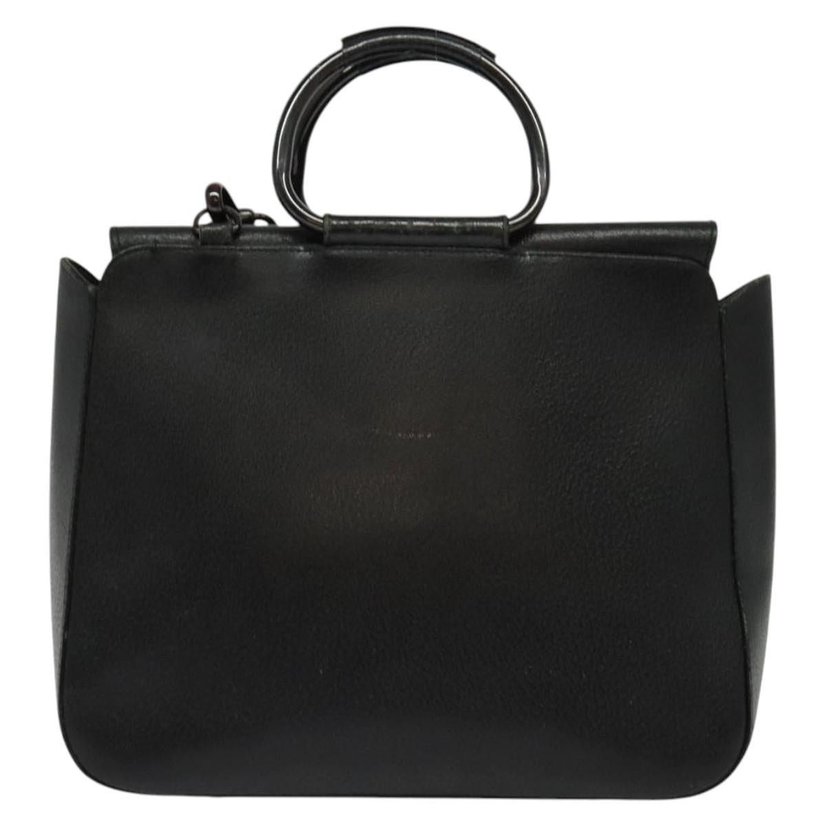 Gucci GUCCI Hand Bag Leather Black 000 2058 0307 6 Size ONE SIZE - 3 Thumbnail