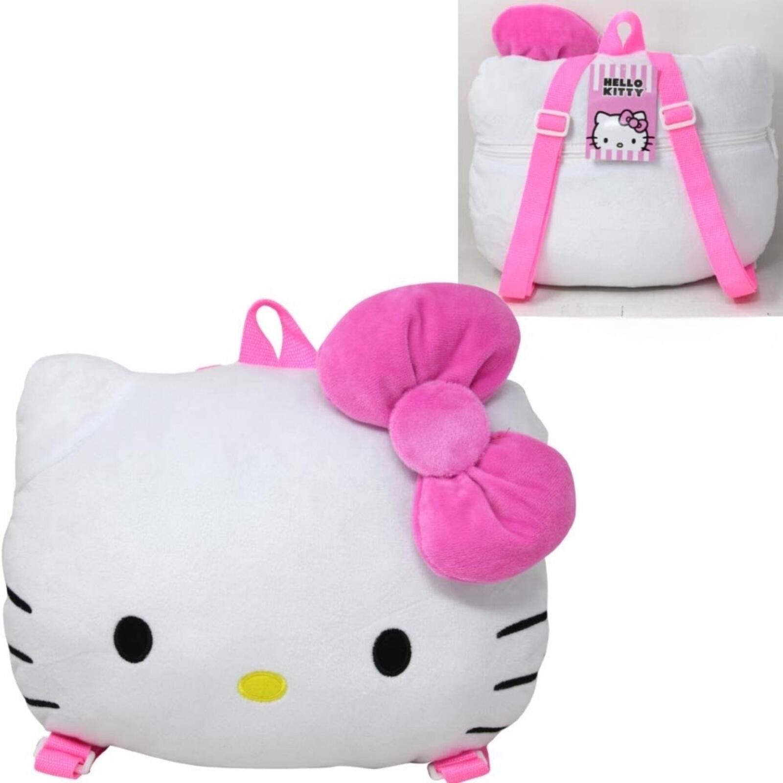 Other Hello Kitty Head Shaped Plush Backpack 10x13 Character Style Size ONE SIZE - 1 Preview