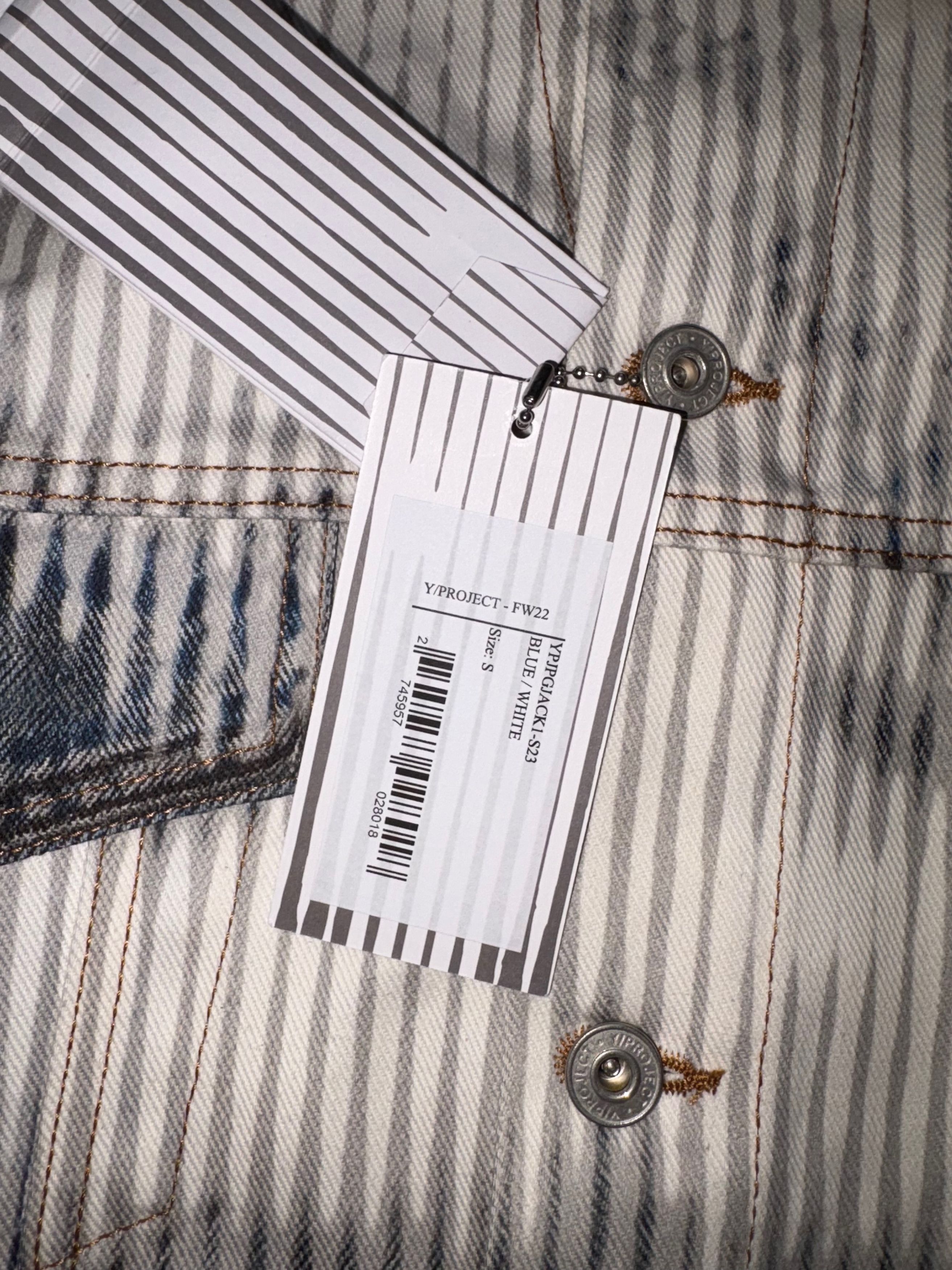 Jean Paul Gaultier × Y/Project Body morph trompe l'oeil denim jacket Size US S / EU 44-46 / 1 - 5 Thumbnail