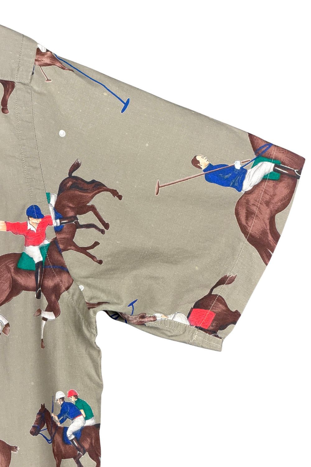 Polo Ralph Lauren (c.1988–1992) Polo Ralph Lauren Equestrian Print Shirt Size US M / EU 48-50 / 2 - 13 Thumbnail